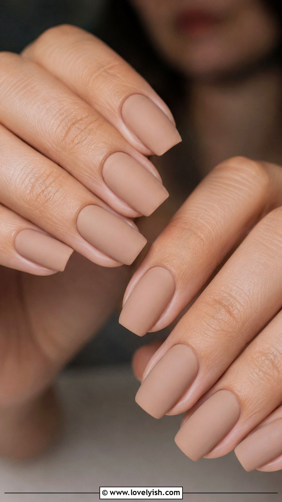 Matte Nude Nails - 50 natural nails - 50 natural nails