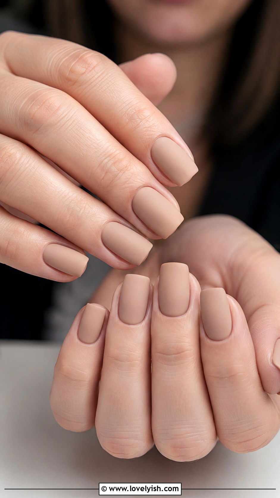Matte Nude Nails - 50 neutral nails - 50 neutral nails