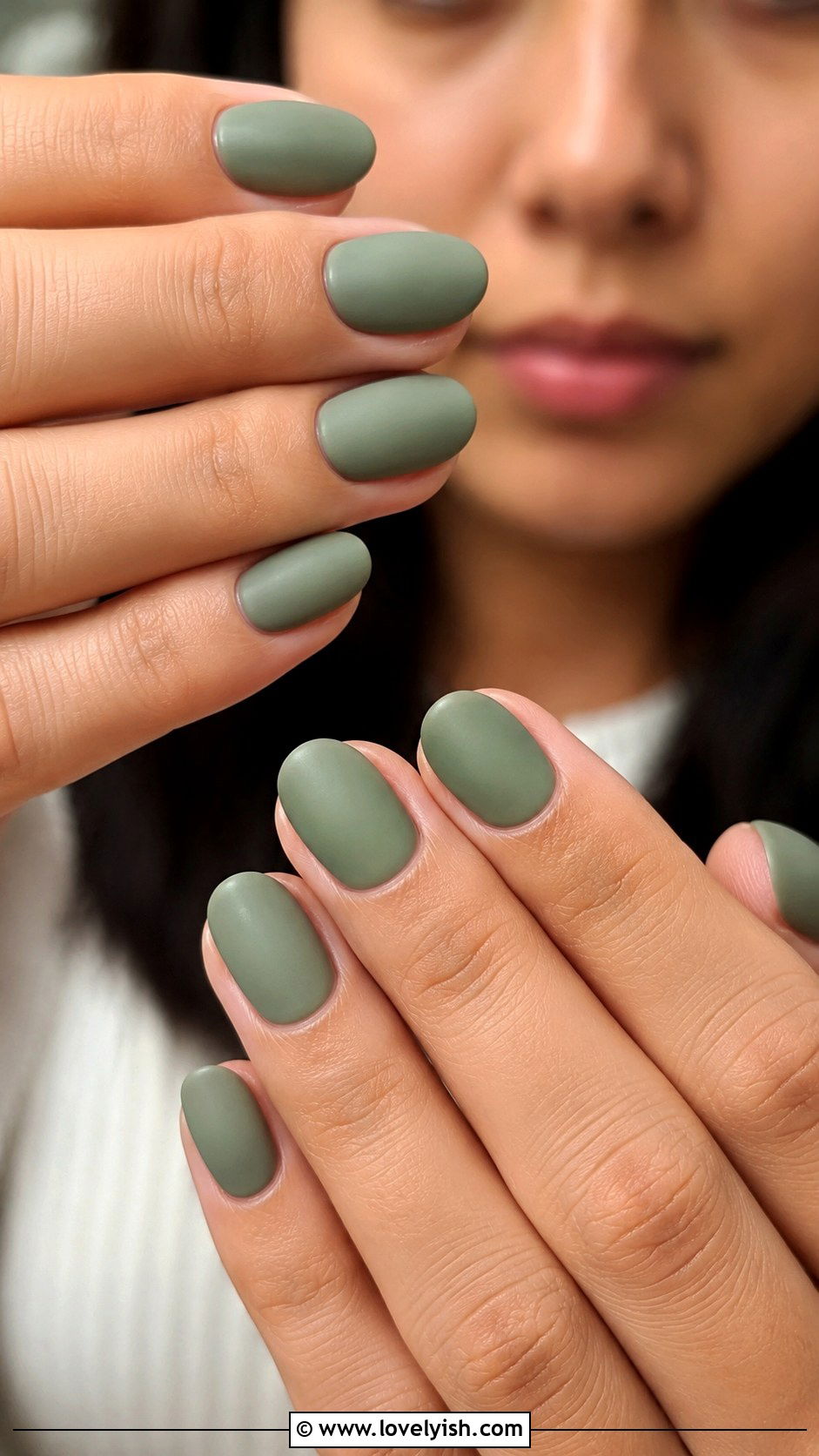 Matte Sage Green Nails - 25 matte nail designs - 25 matte nail designs