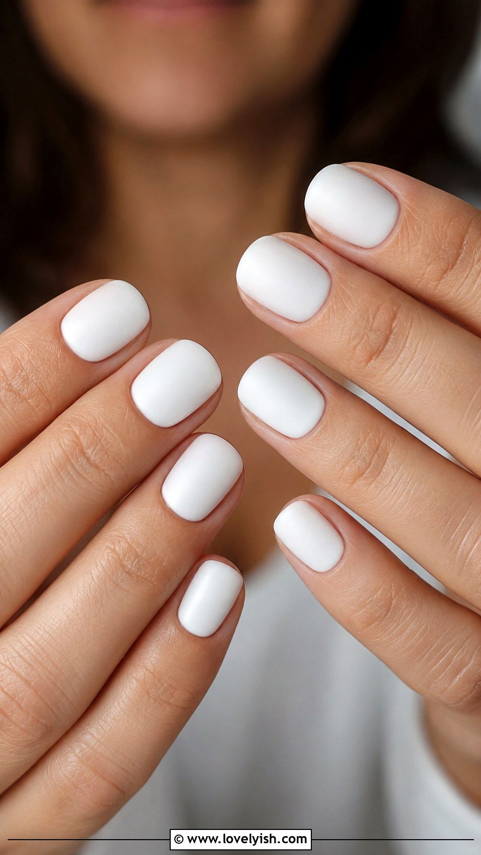 Matte White Nails - 50 matte nails - 50 matte nails