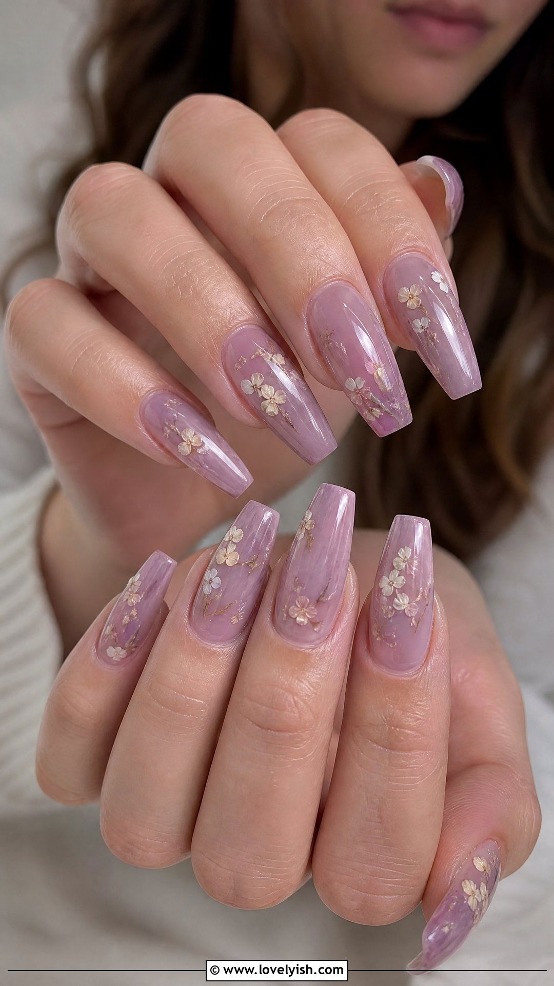 Mauve Milk Bath Nails - 50 milk bath nails - 50 milk bath nails