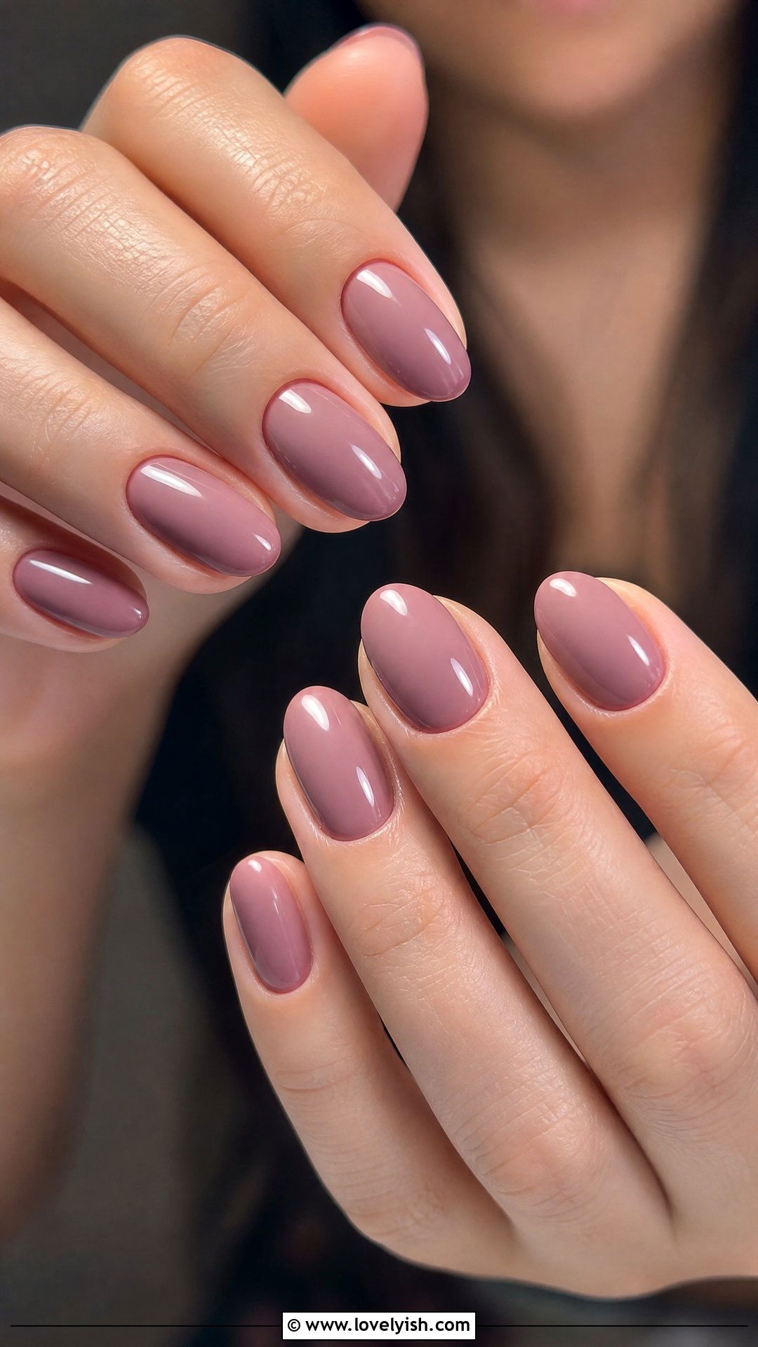 Mauve Polygel Nails - 50 polygel nails - 50 polygel nails