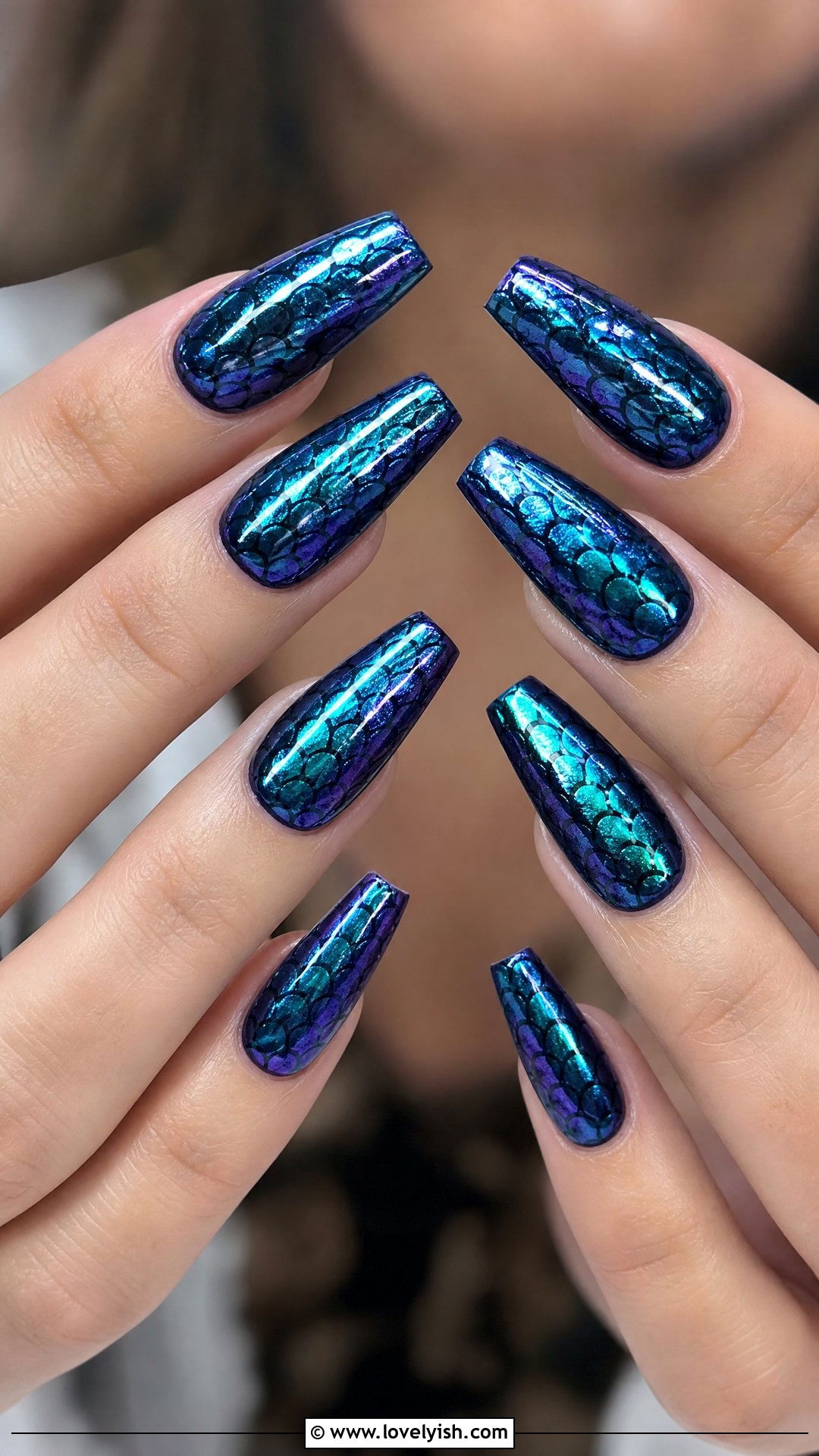 Mermaid Chrome Nails - 25 chrome nails design ideas - 25 chrome nails design ideas