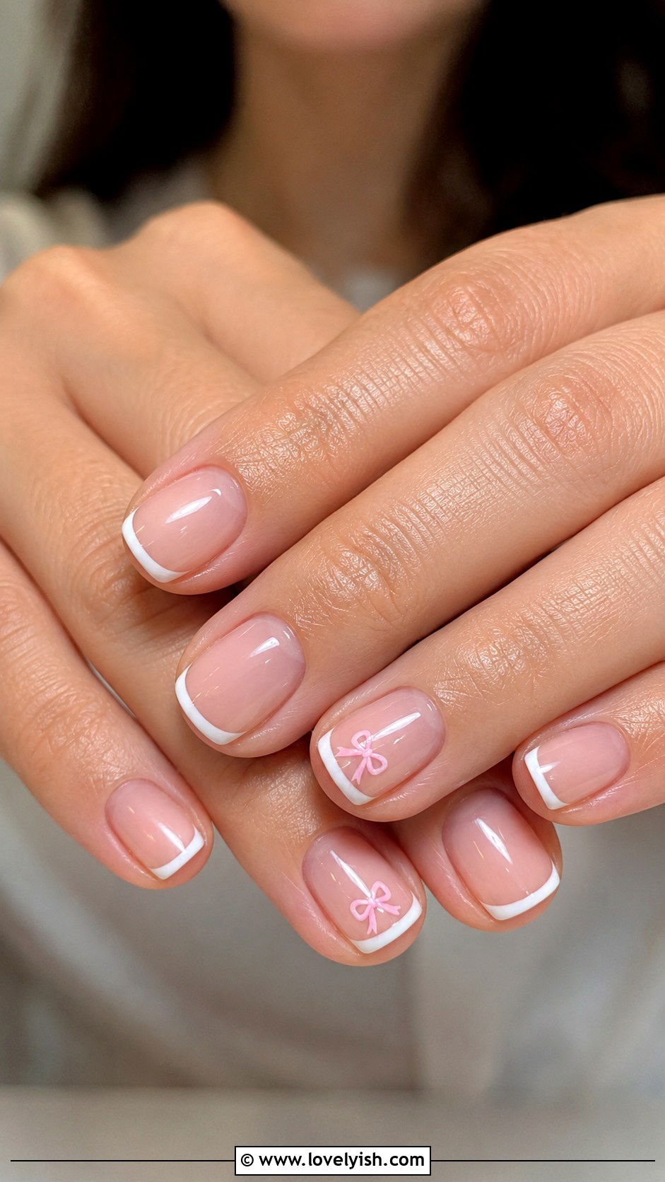 Micro Bow Tip Nails - 50 minimalist nails - 50 minimalist nails