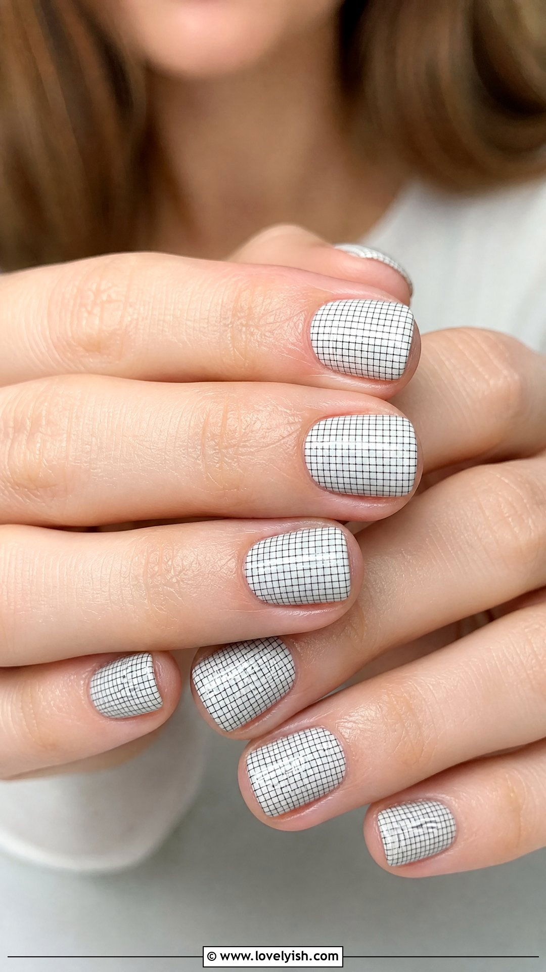 Micro Checkered Nails - 50 checkered nails - 50 checkered nails