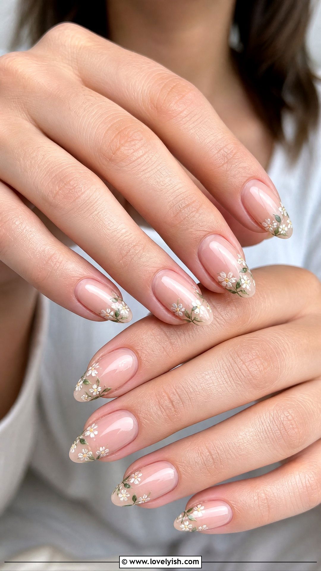 Micro Floral Builder Gel Nails - 50 builder gel nails - 50 builder gel nails