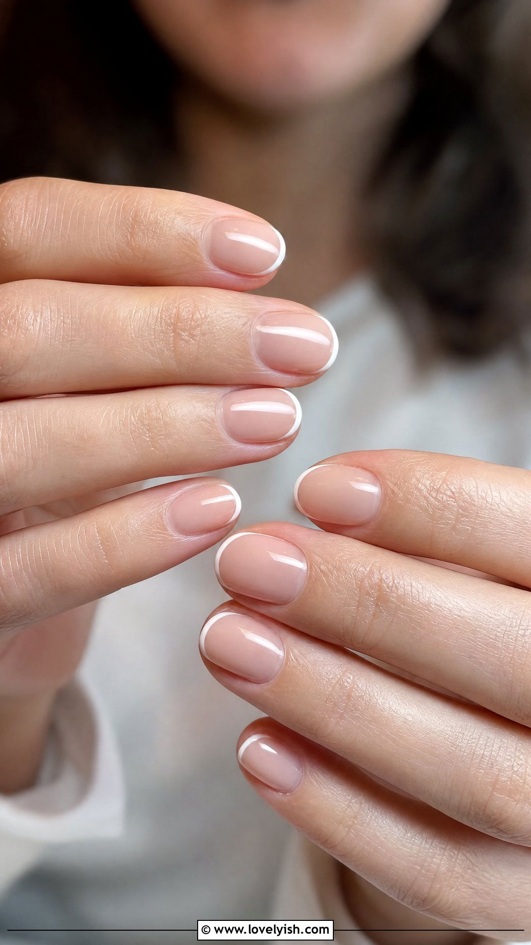 Micro French Short Oval Nails - 50 short oval nails - 50 short oval nails