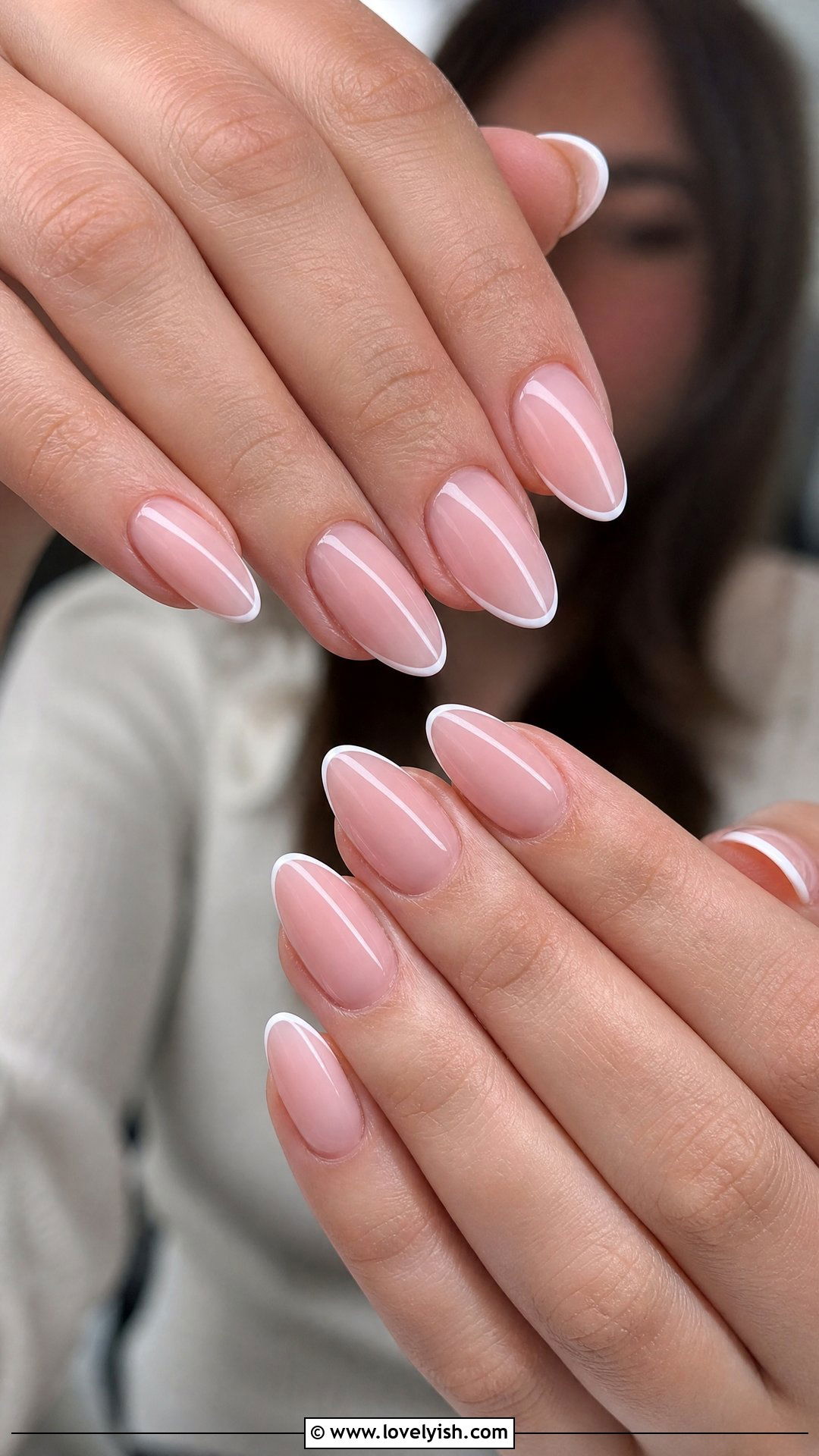 Micro French Tip Engagement Nails - 50 engagement nails - 50 engagement nails