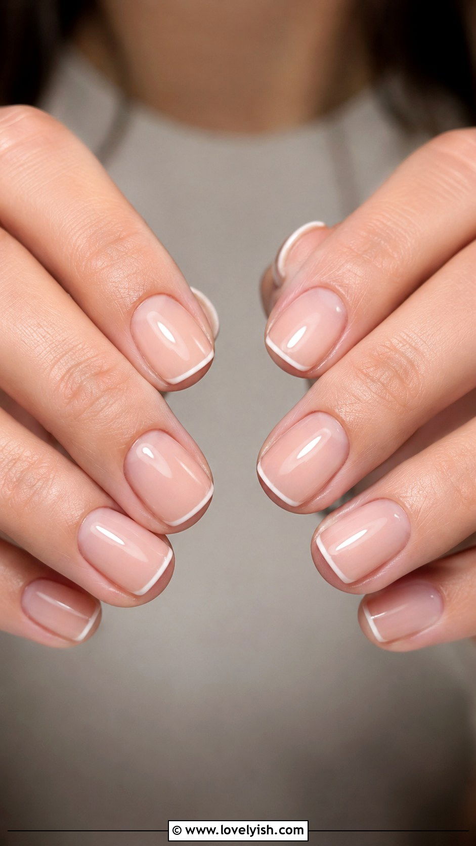 Micro French Tip Nails - 25 french nails design ideas - 25 french nails design ideas