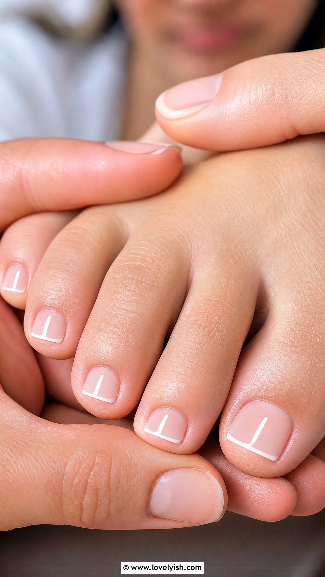 Micro French Tip Pedicure - 50 summer pedicure - 50 summer pedicure