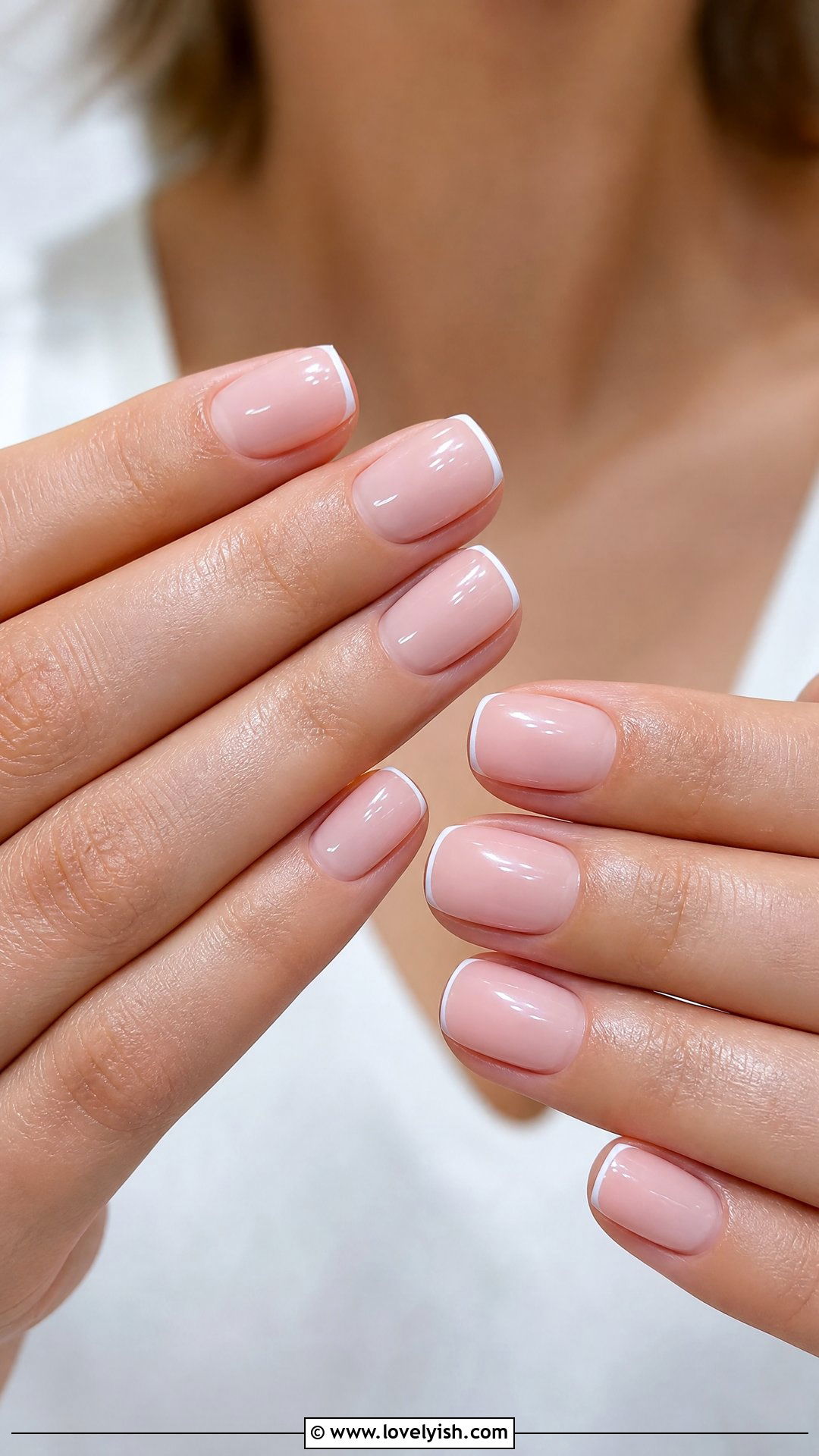 Micro French Tip Wedding Nails - 50 classic wedding nails - 50 classic wedding nails