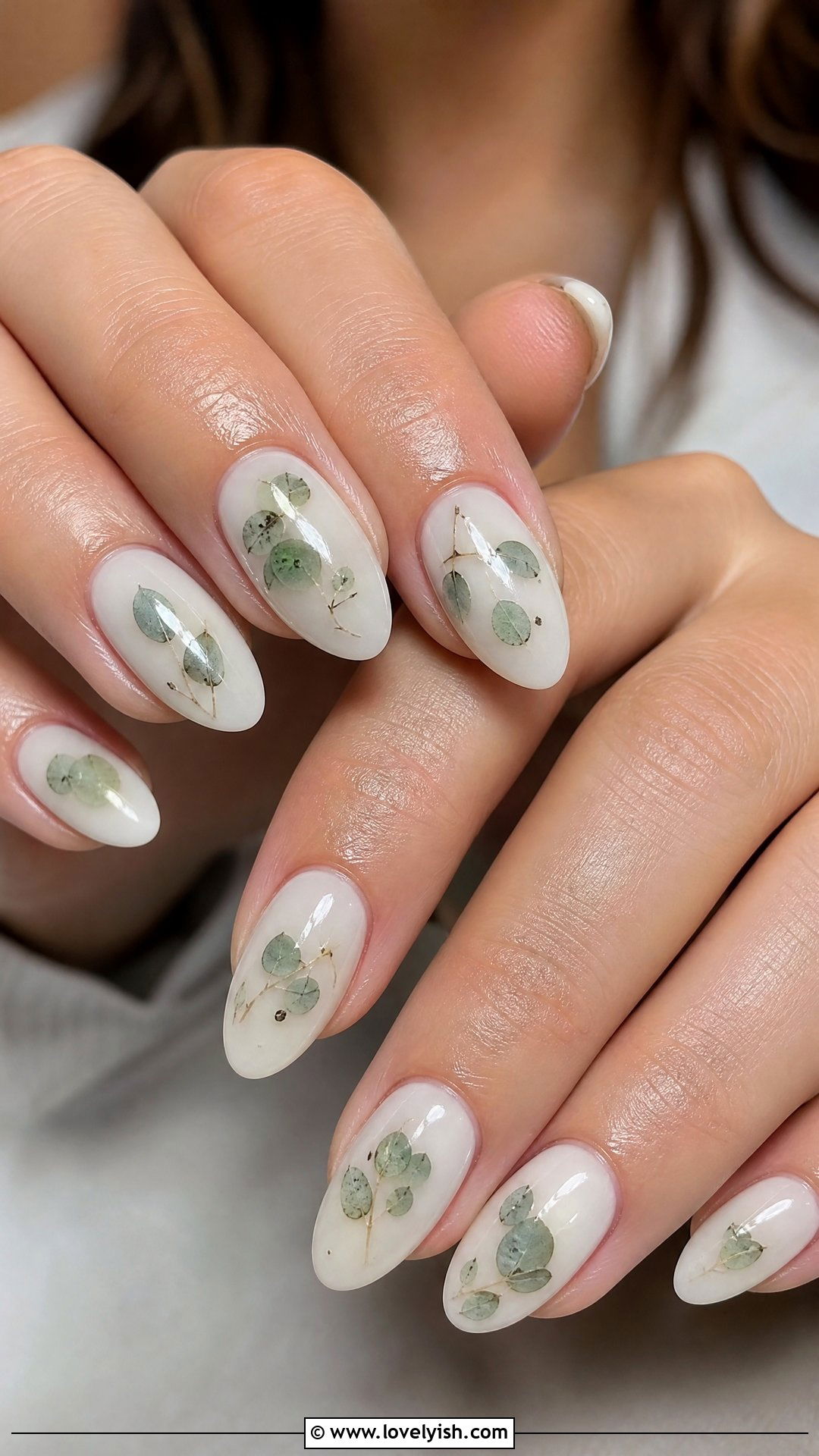 Milk Bath Nails with Eucalyptus Leaves - 50 milk bath nails - 50 milk bath nails