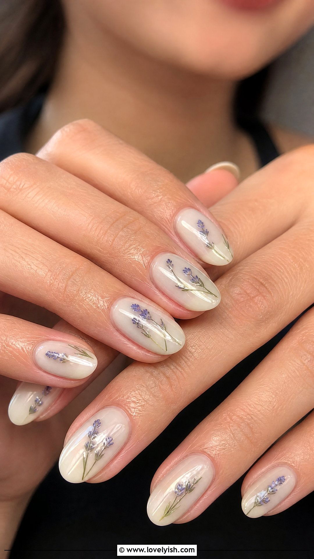 Milk Bath Nails with Lavender Sprigs - 50 milk bath nails - 50 milk bath nails