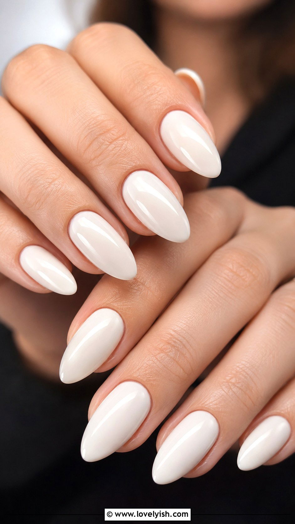 Milky White Cloud Dancer Nails - 50 nails - 50 nails