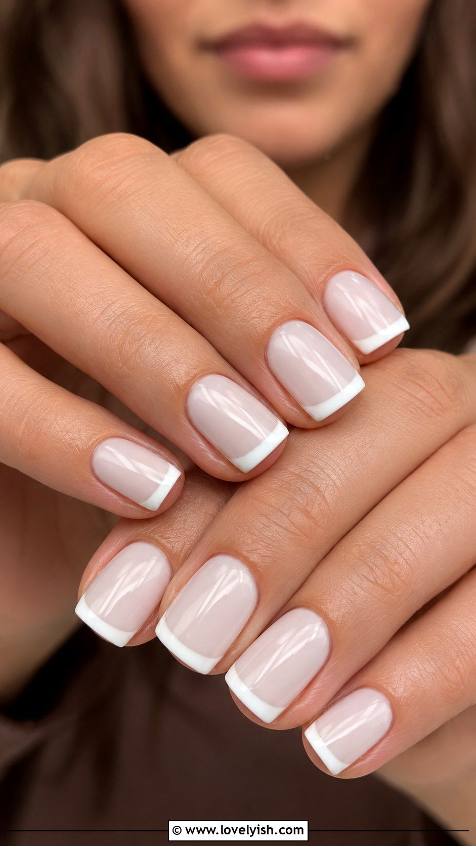 Milky White French Tip Nails - 25 french manicure ideas - 25 french manicure ideas