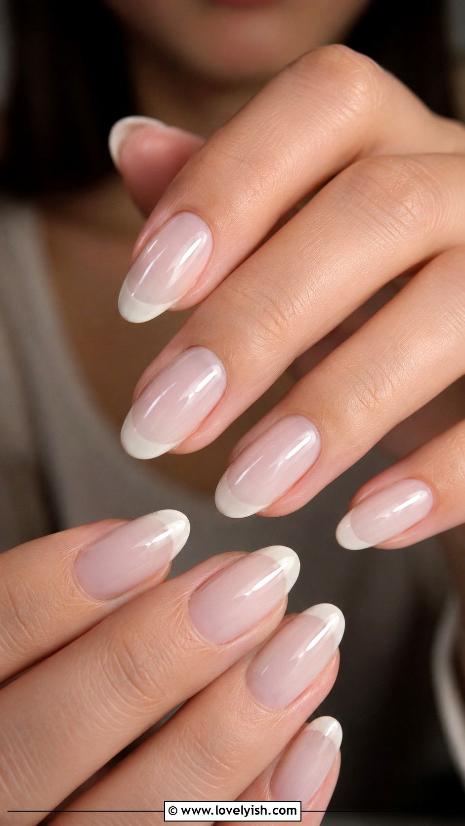 Milky White French Tip Nails - 50 white nails - 50 white nails