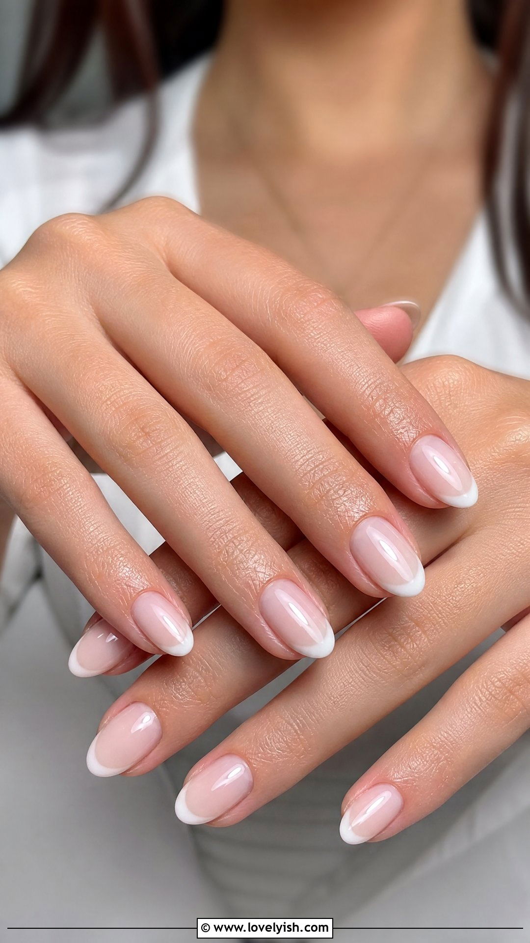 Milky White French Tip Nails - 25 beautiful nail designs - 25 beautiful nail designs