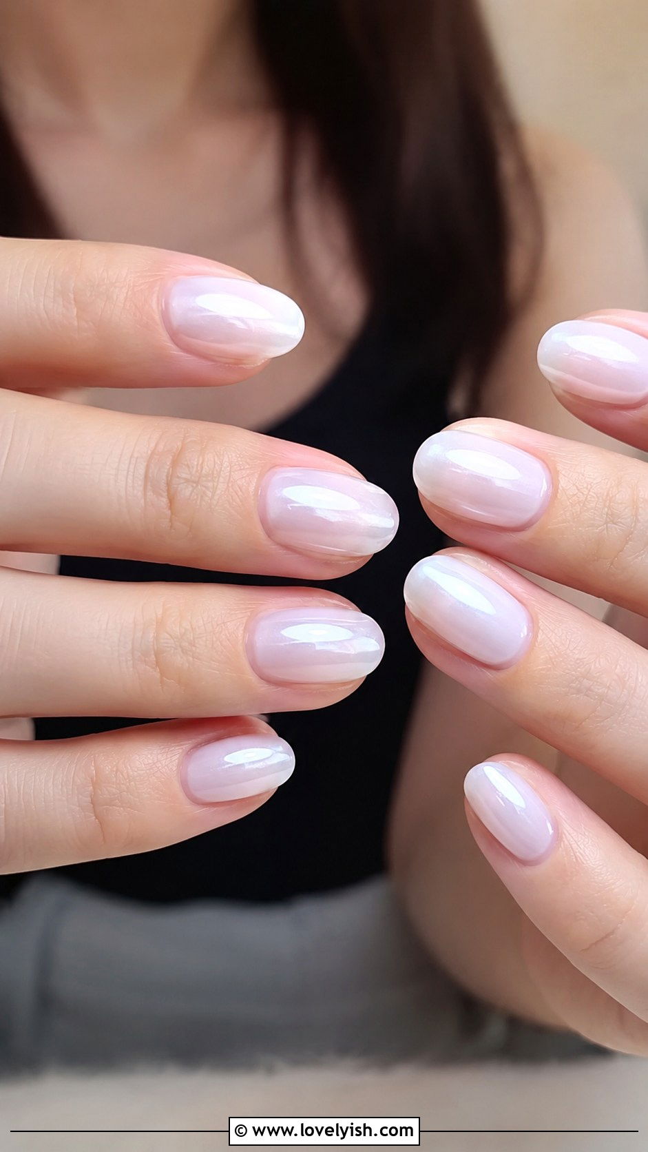 Milky White Nails - 38 white nail designs - 38 white nail designs