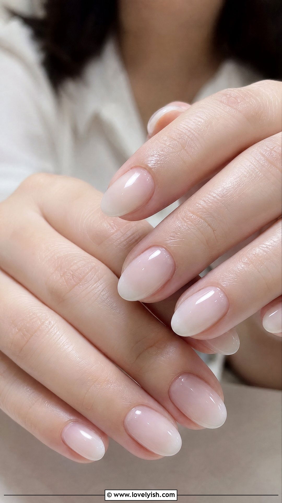 Milky White Nails - 50 minimalist nails - 50 minimalist nails