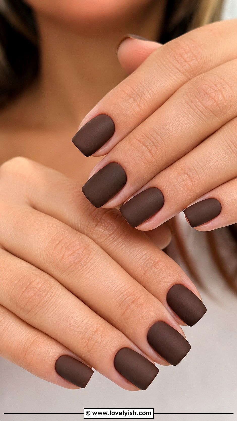 Minimalist Single Tone Nails With Matte Finish - 43 nail art ideas - 43 nail art ideas