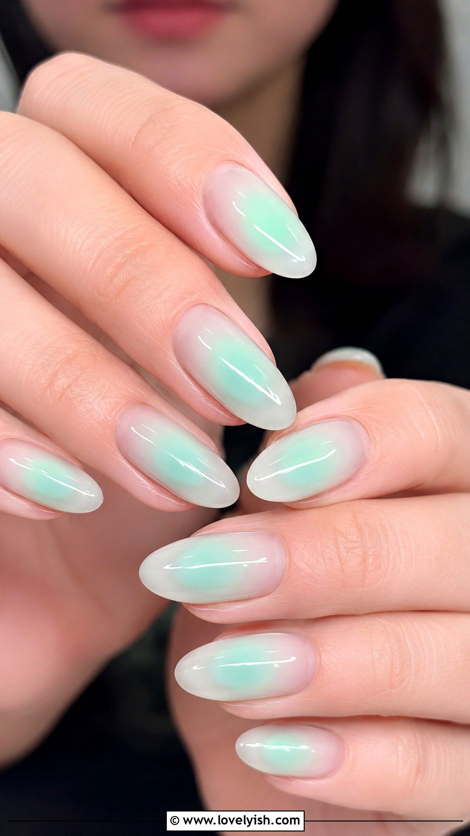 Mint Aura Nails - 50 modern mint nail art ideas - 50 modern mint nail art ideas
