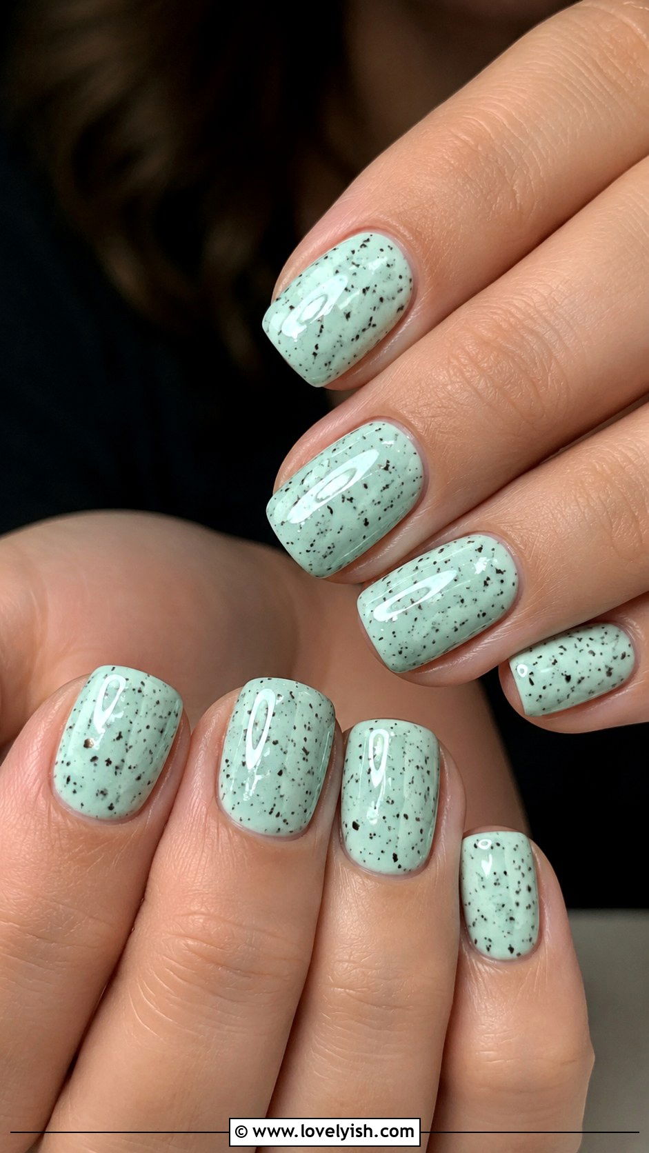 Mint Chocolate Chip Nails - 50 green nails - 50 green nails