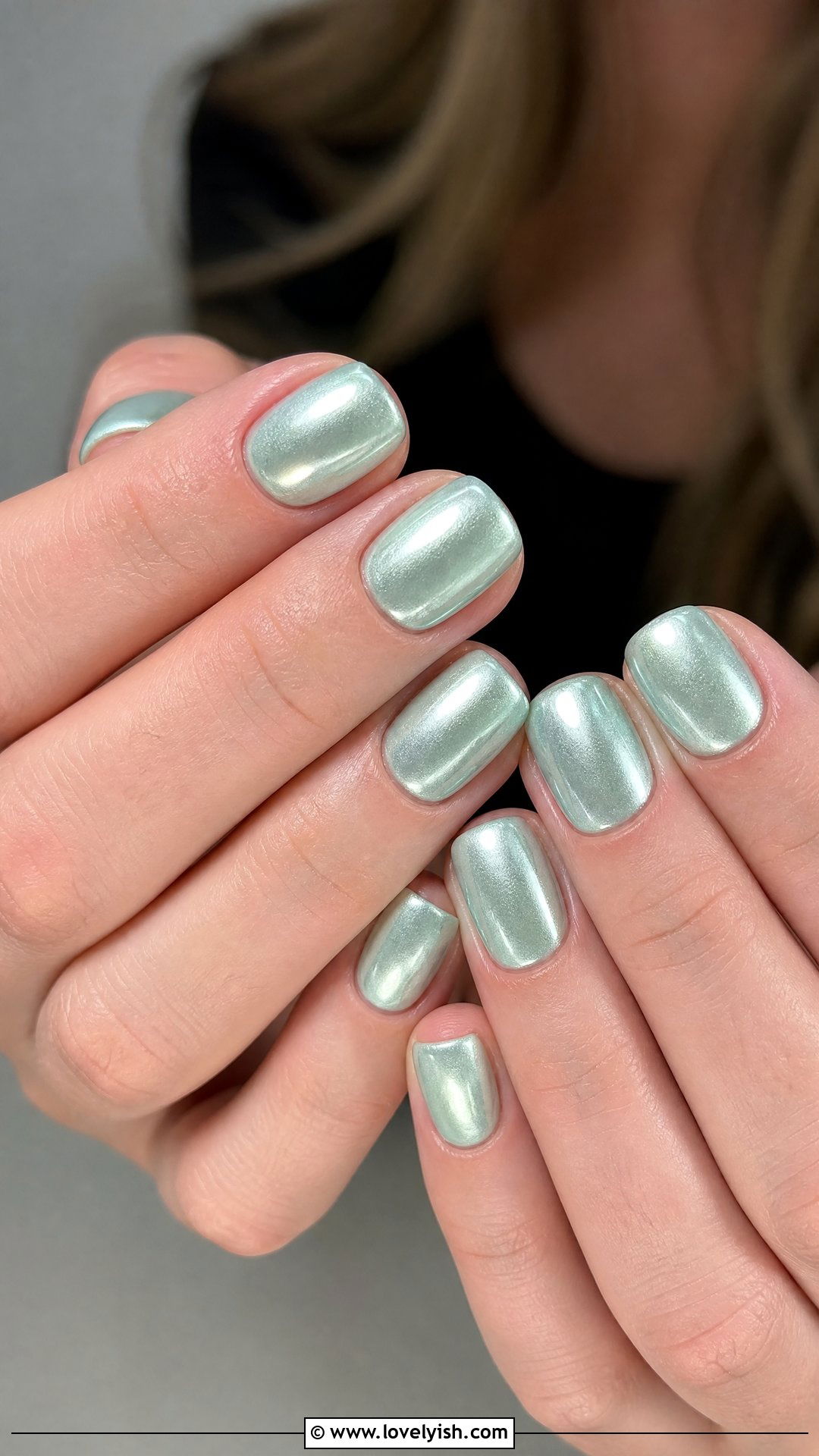 Mint Green Chrome Nails - 25 chrome nails design ideas - 25 chrome nails design ideas
