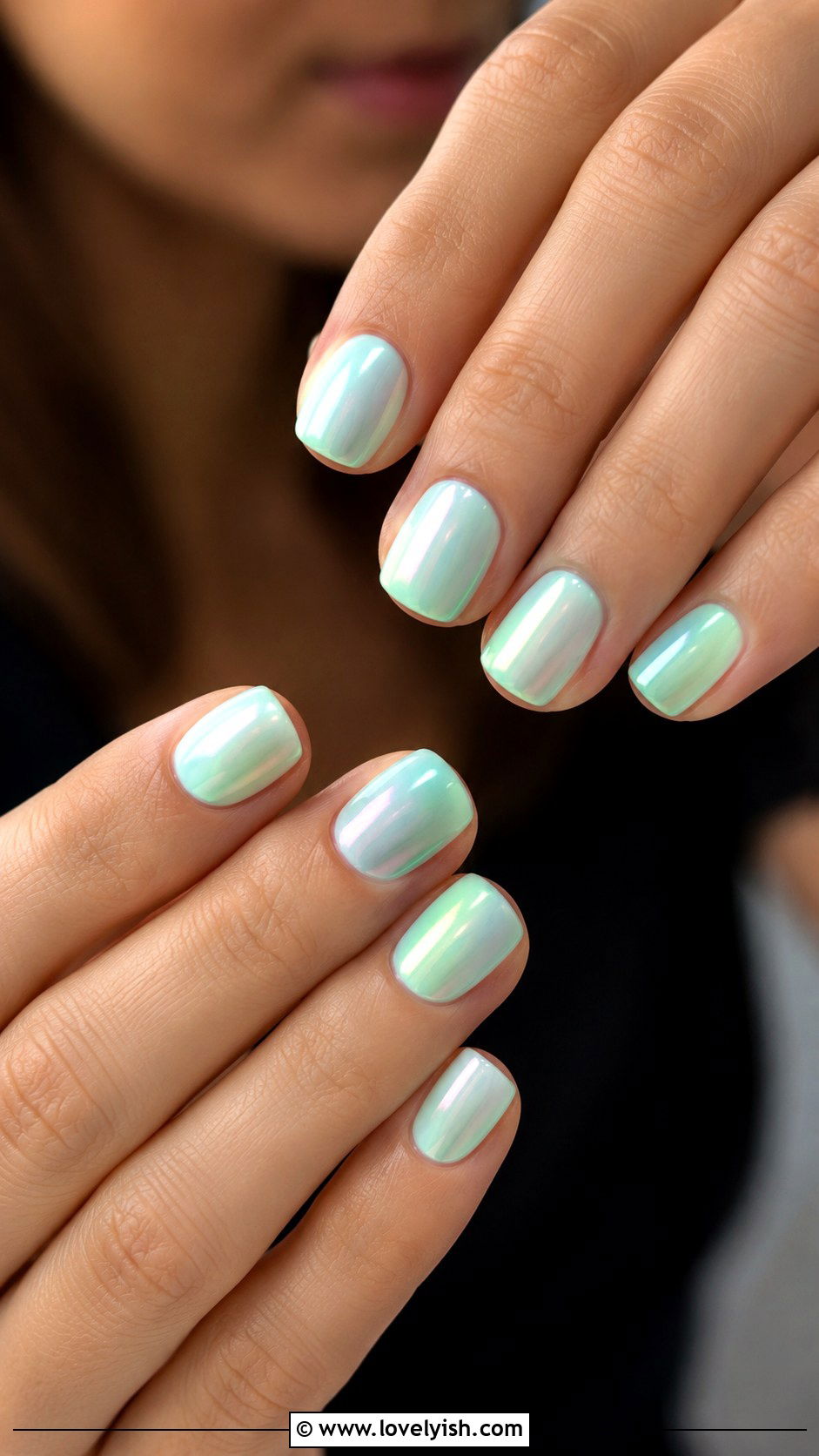 Mint Green Glazed Donut Nails - 50 glazed donut nails - 50 glazed donut nails