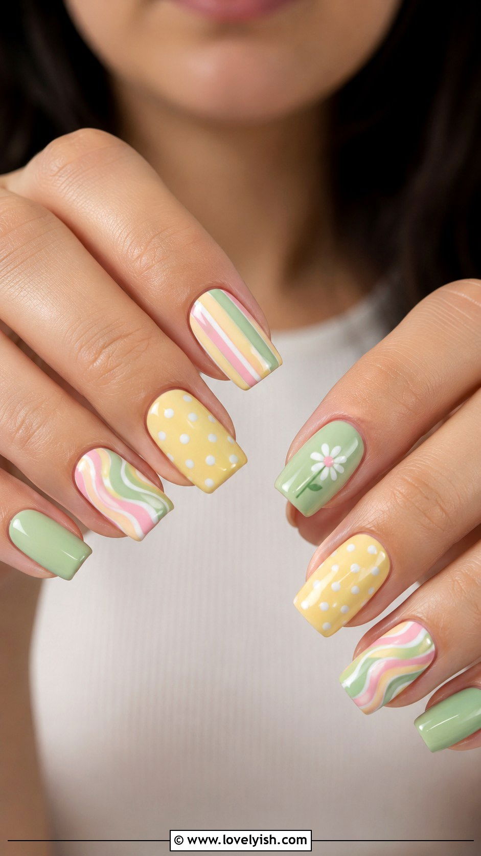 Mix and Match Pattern Nails - 25 cool nail art ideas - 25 cool nail art ideas