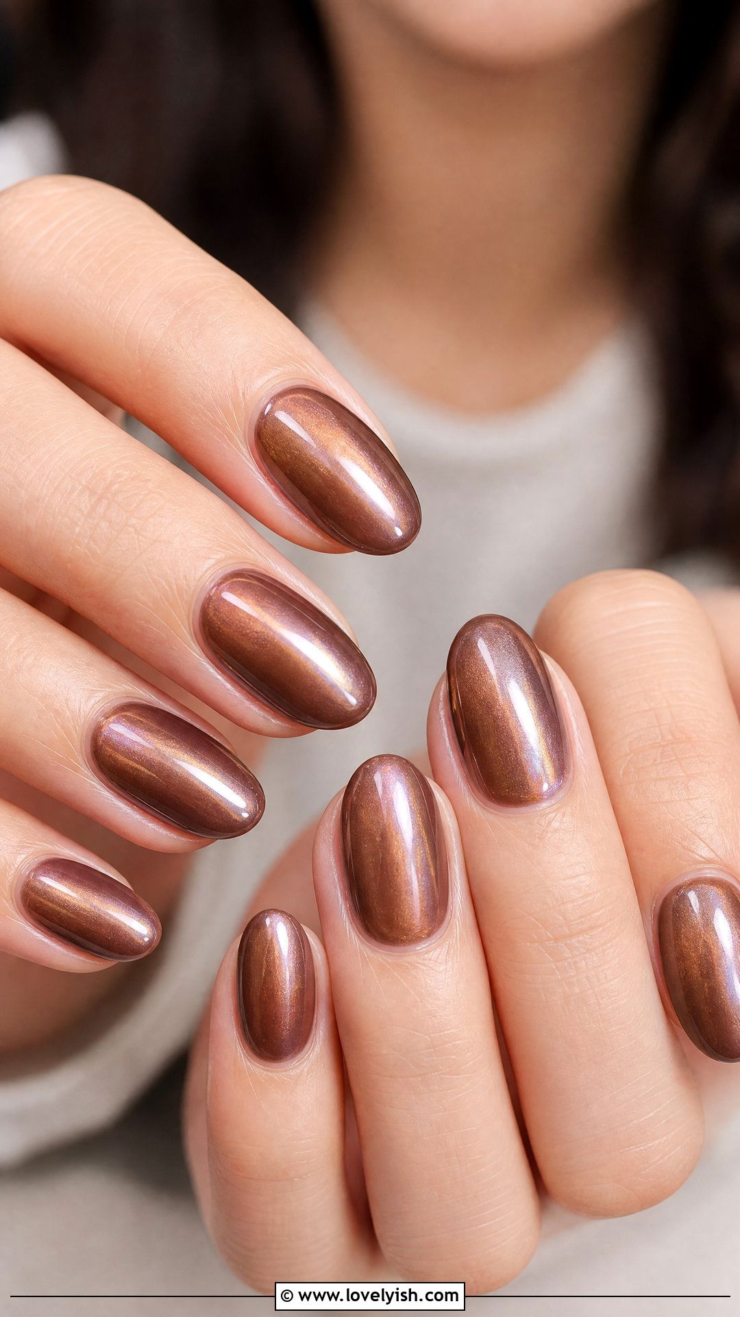 Mocha Brown Glazed Donut Nails - 50 glazed donut nails - 50 glazed donut nails