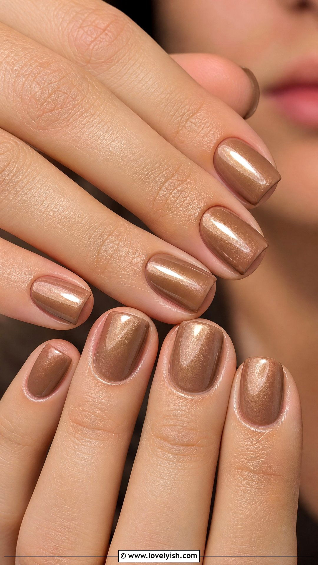 Mocha Brown Glazed Nails - 39 nail ideas 2026 - 39 nail ideas 2026