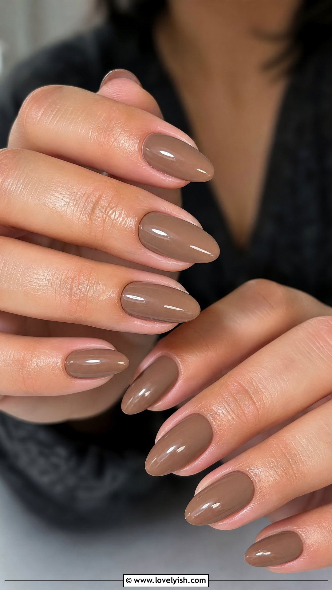 Mocha Cream Builder Gel Nails - 50 builder gel nails - 50 builder gel nails