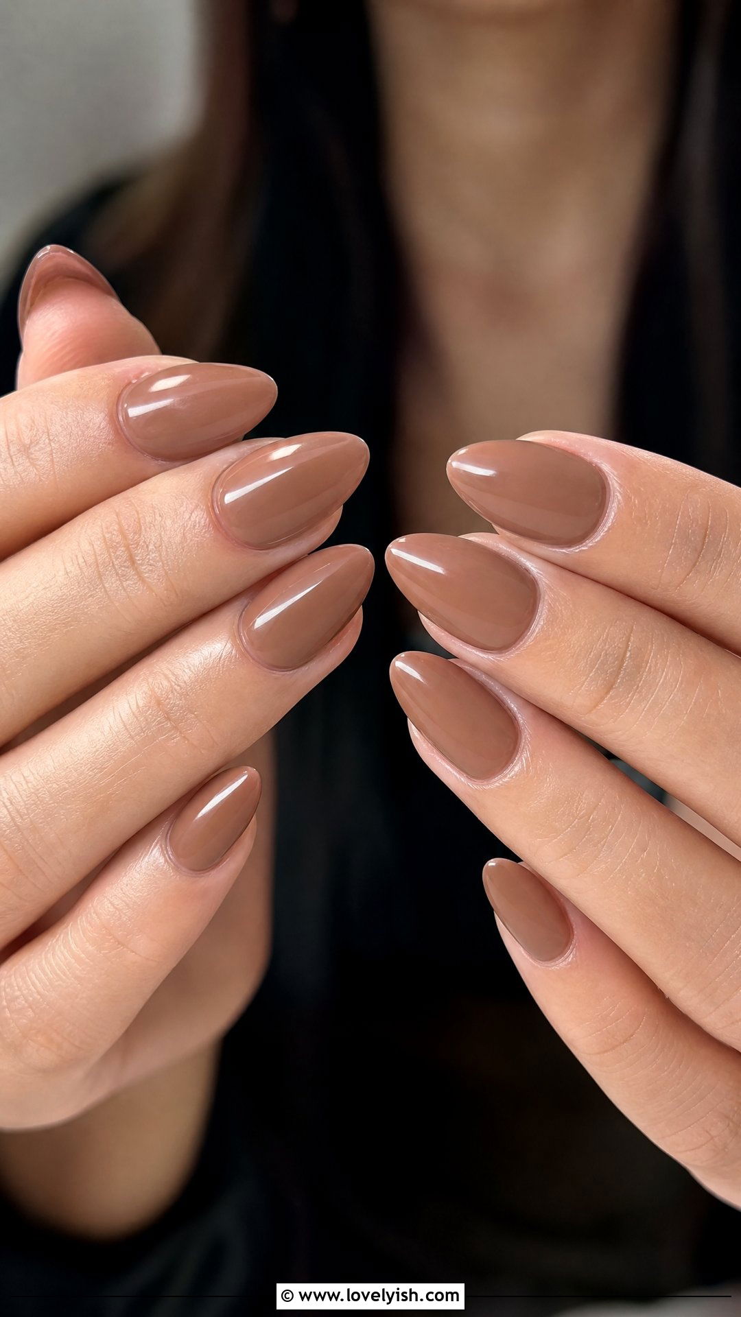 Mocha Latte Brown Nails - 41 nail design simple - 41 nail design simple