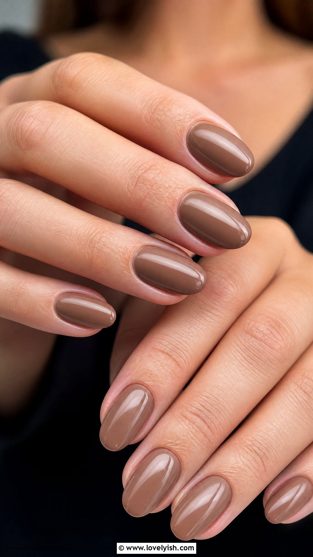 Mocha Latte Nails - 50 simple nail art - 50 simple nail art