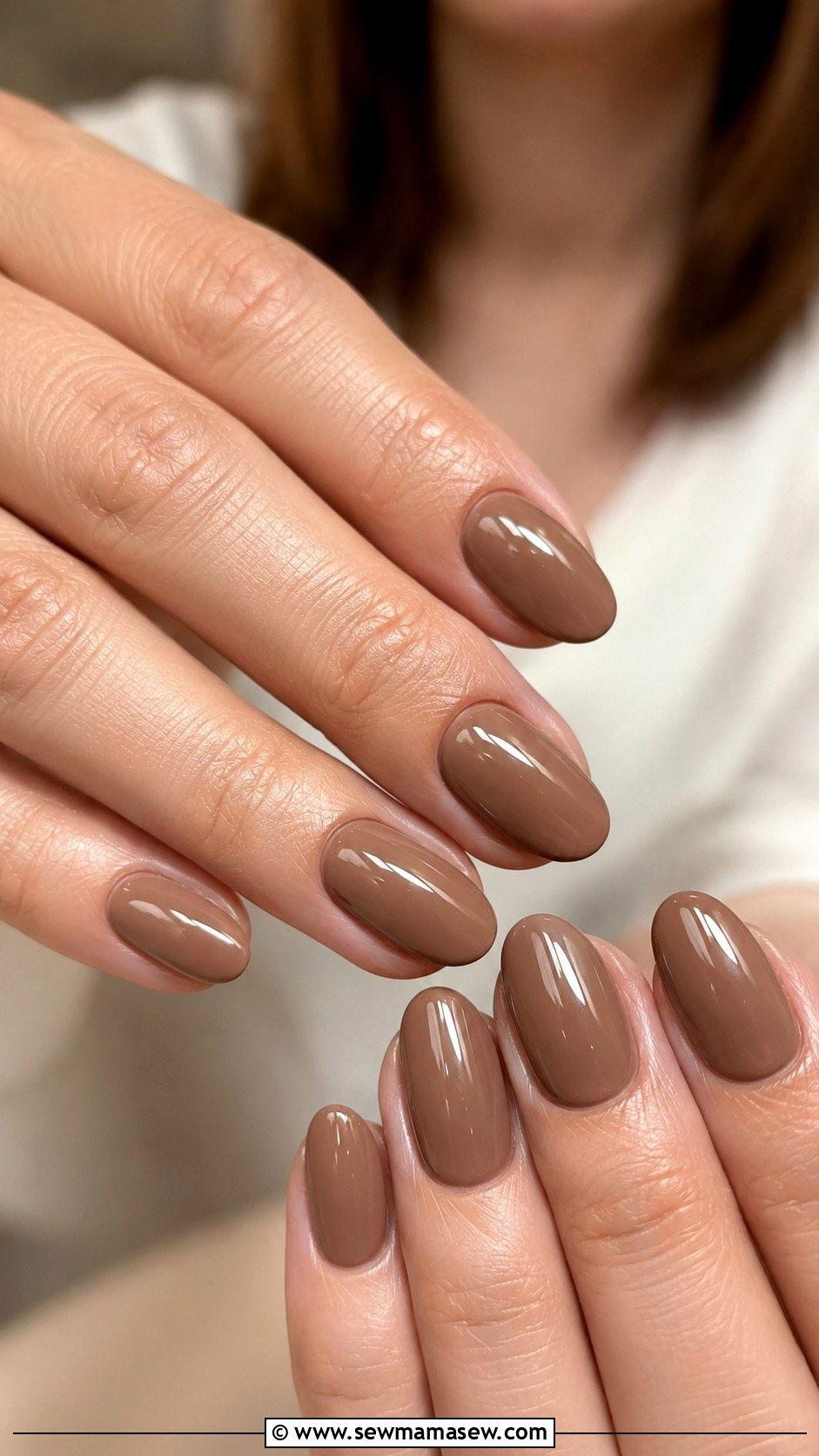 Mocha Mousse Brown Gel Nails - 50 gel polish - 50 gel polish