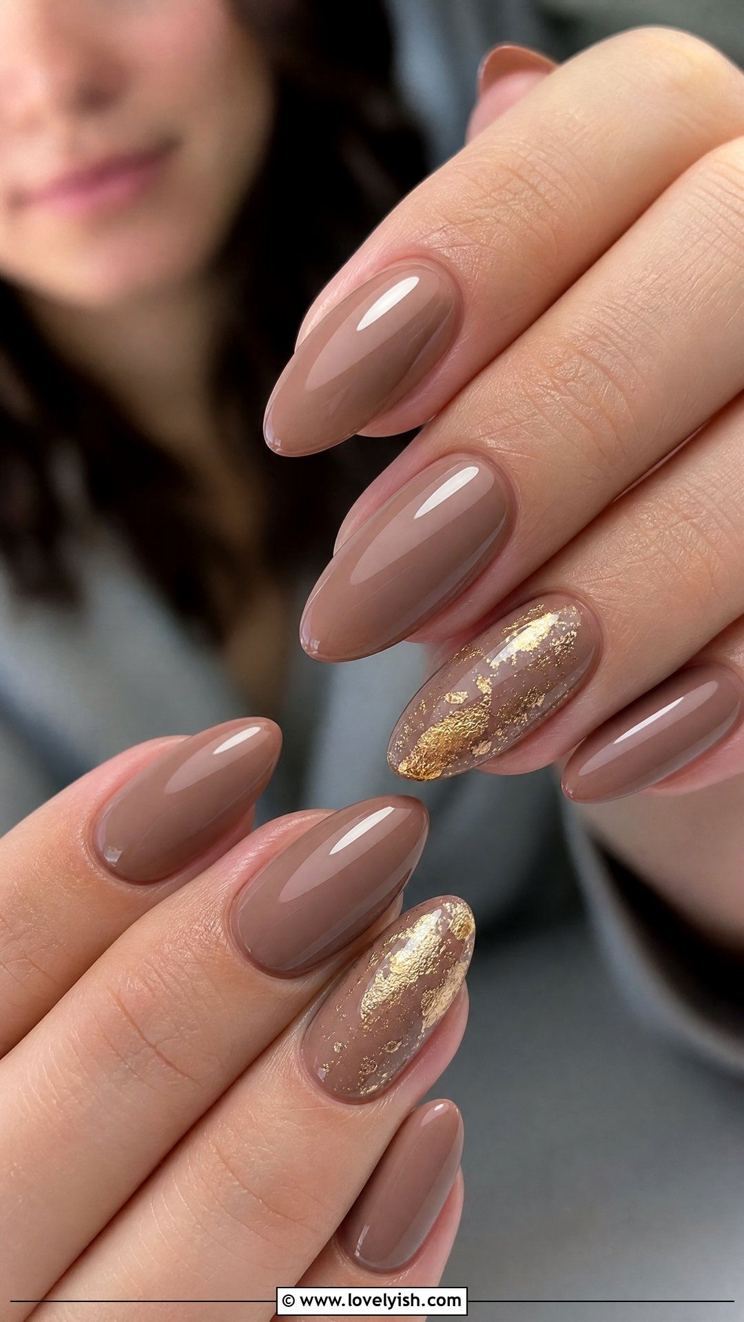 Mocha Mousse Nails - 50 popular nail designs - 50 popular nail designs