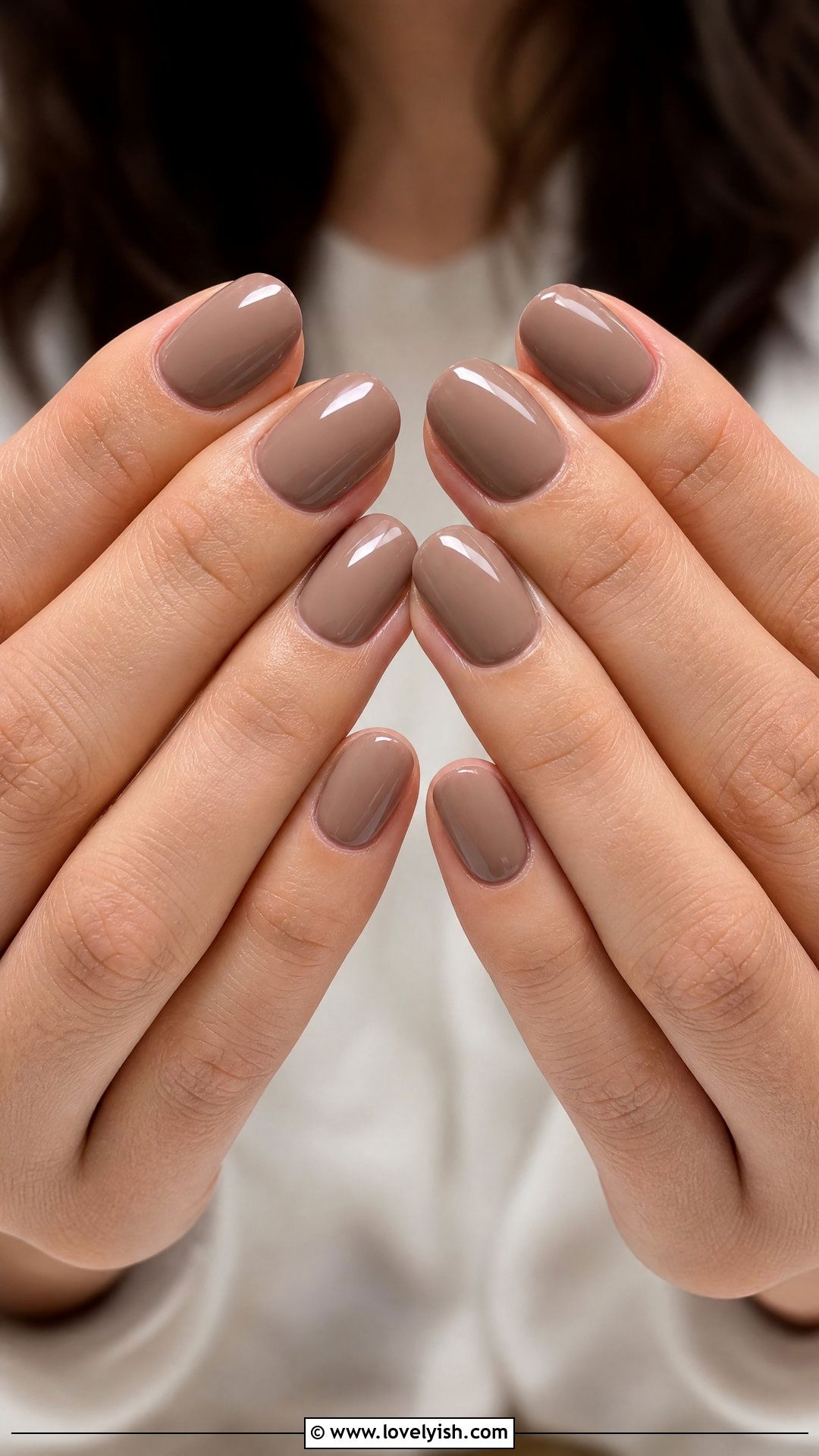 Mocha Mousse Neutral Bridal Nails - 50 bridal nails - 50 bridal nails