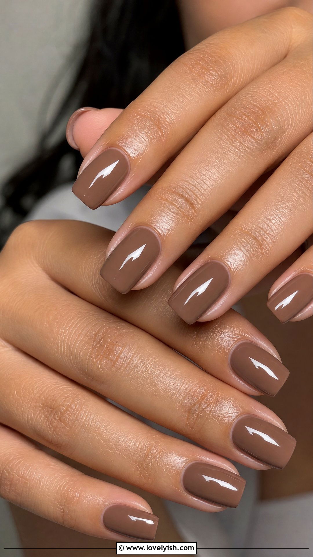 Mocha Mousse Squoval Nails - 50 squoval nails - 50 squoval nails