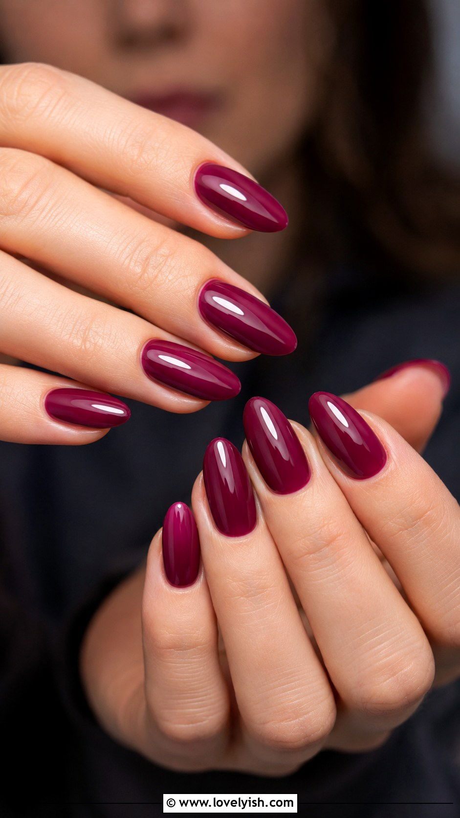 Moody Berry Nails - 50 trendy simple nail designs - 50 trendy simple nail designs
