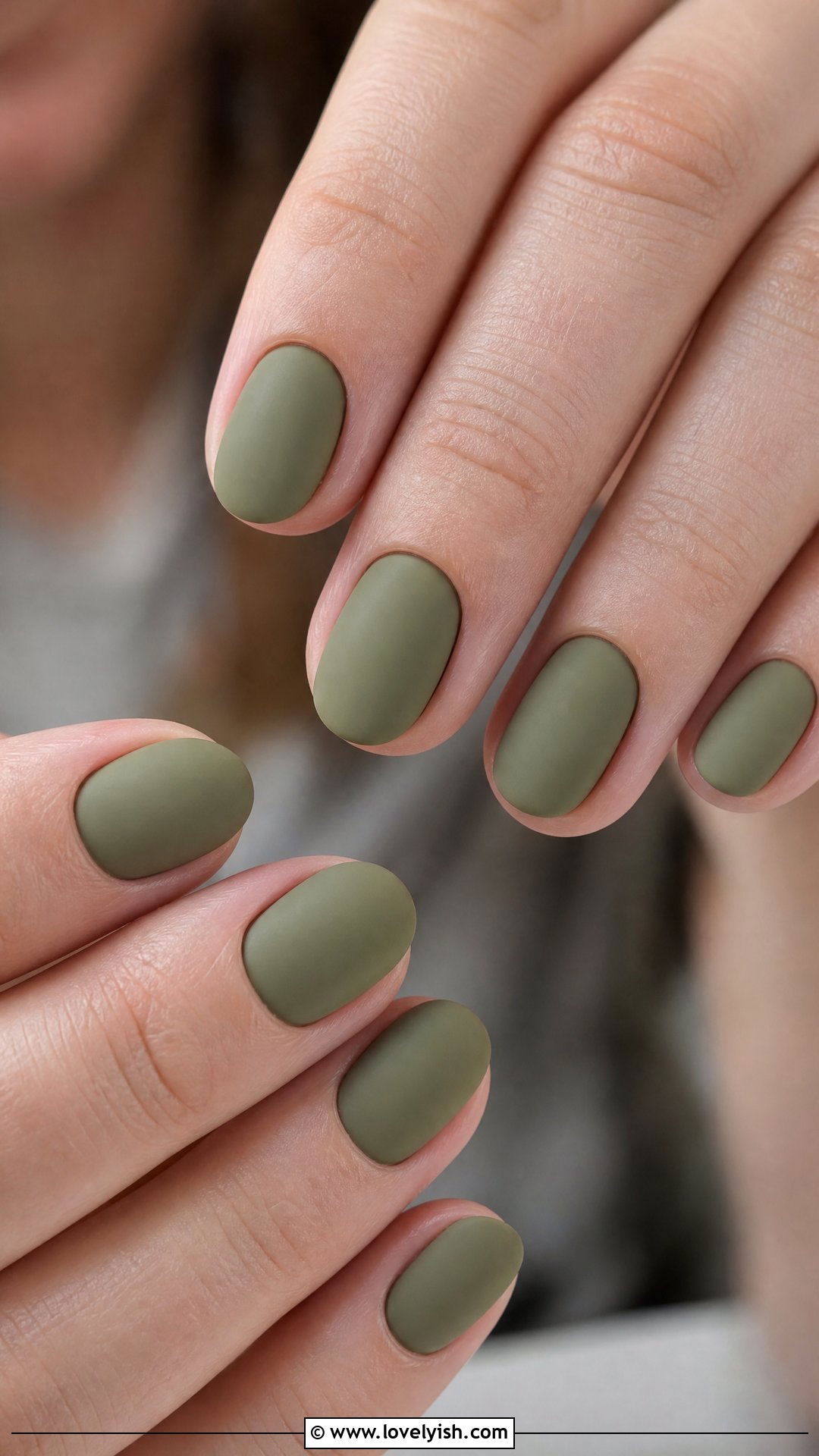 Mossy Green Earthy Nails - 36 nails design 2026 - 36 nails design 2026
