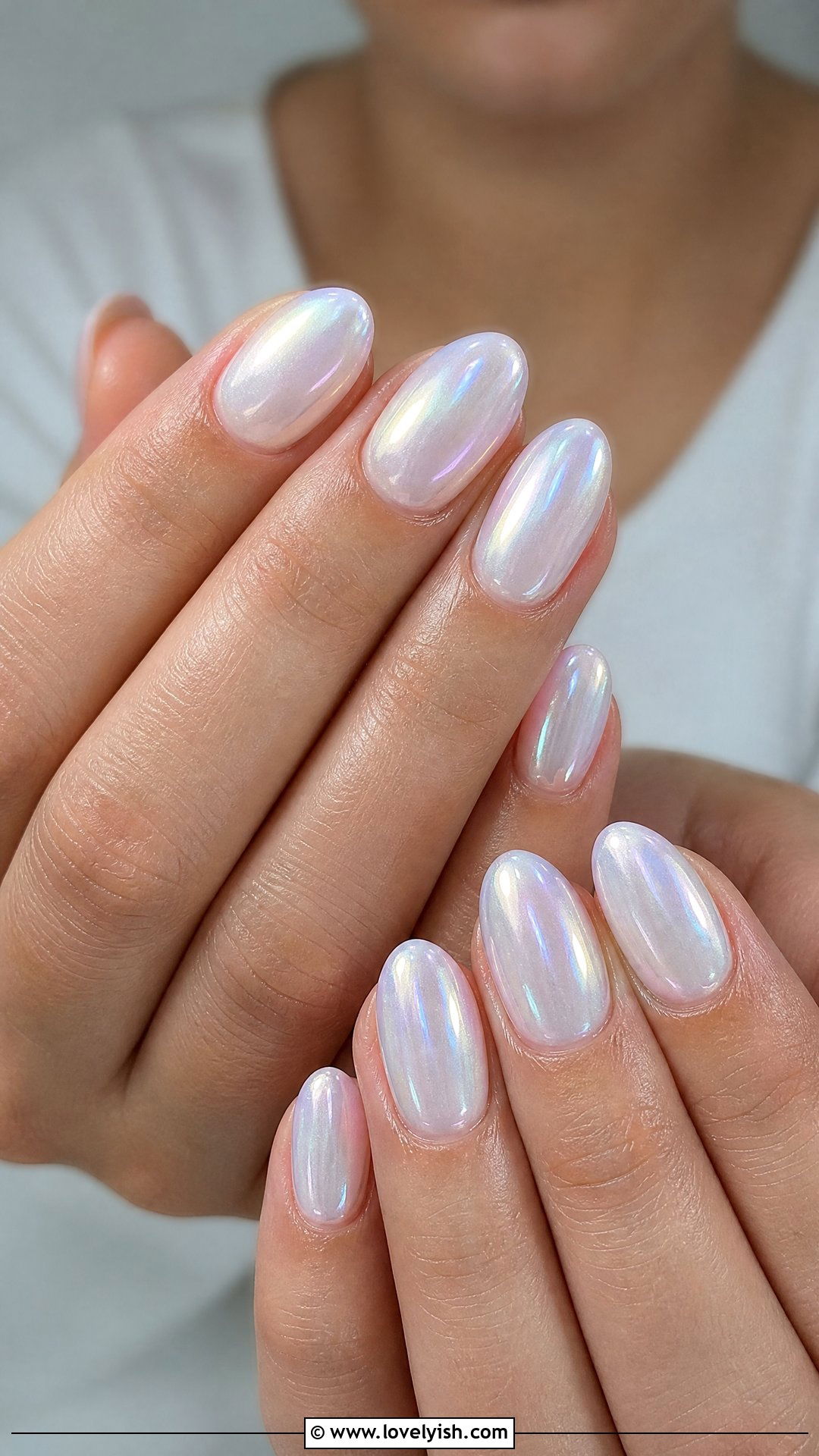 Mother of Pearl Dip Powder Nails - 50 dip powder nails - 50 dip powder nails
