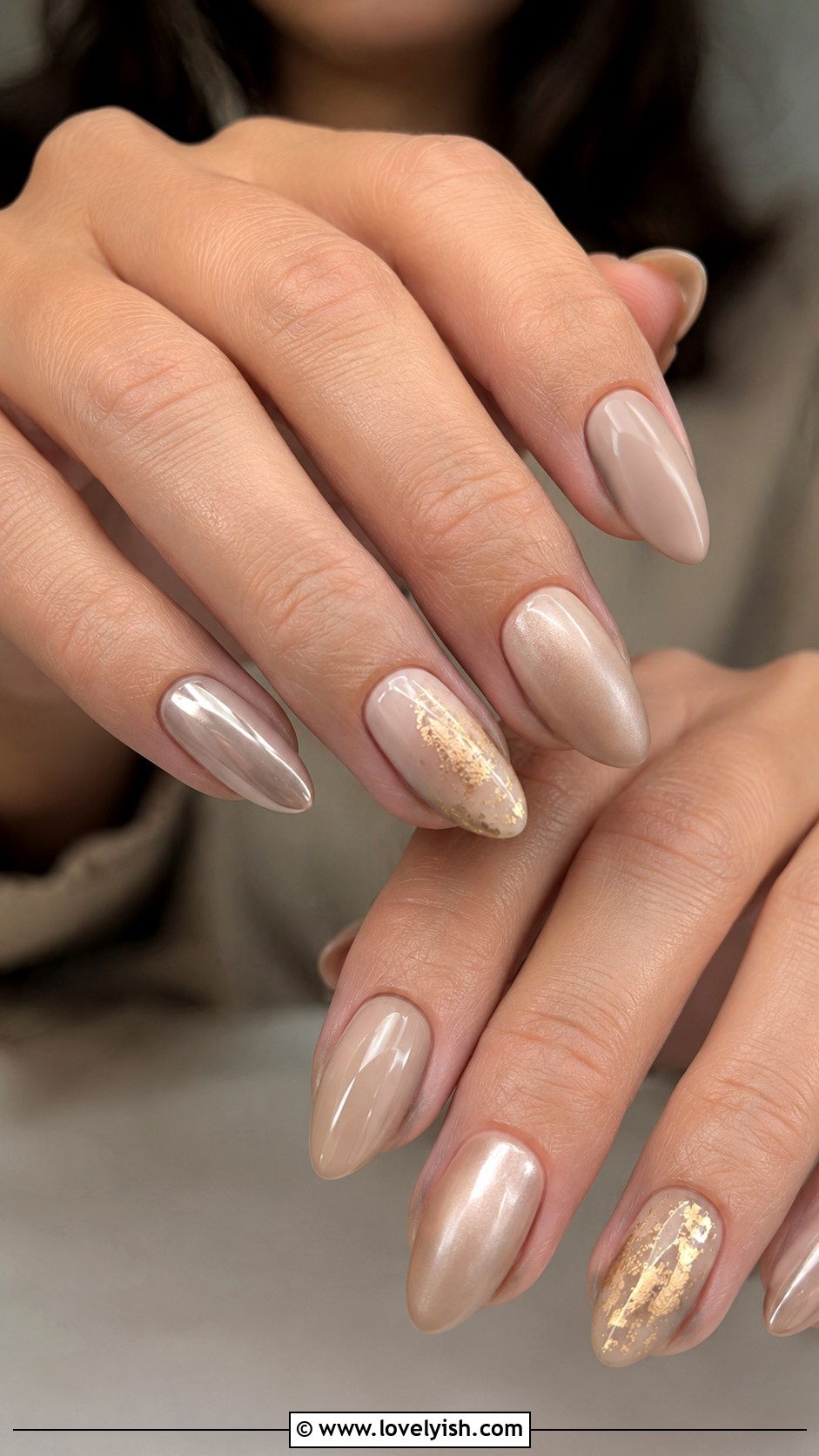 Multi Finish Neutral Set Press On Nails - 50 press on nails - 50 press on nails