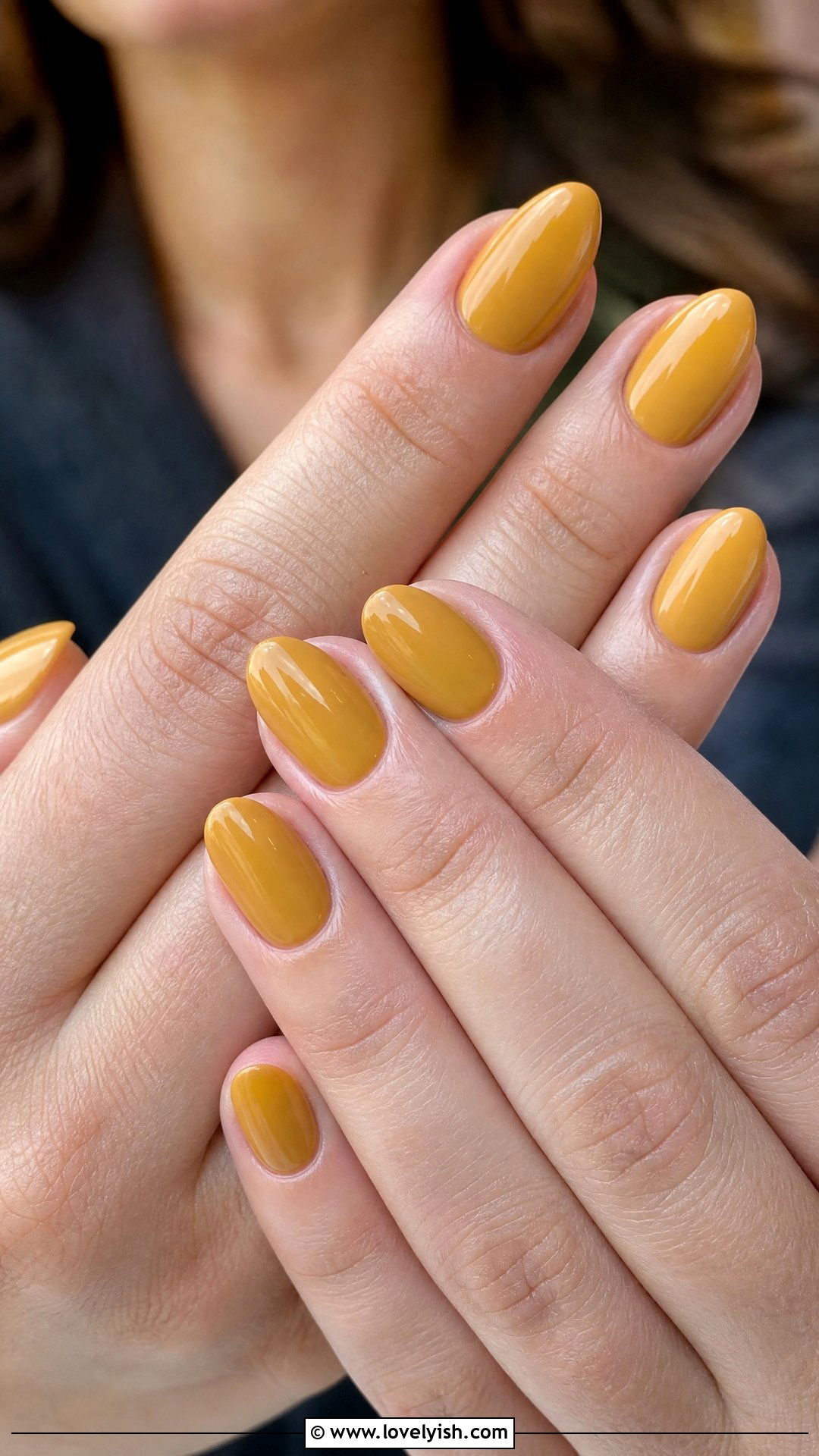 Mustard Yellow Dip Powder Nails - 50 dip powder nails - 50 dip powder nails