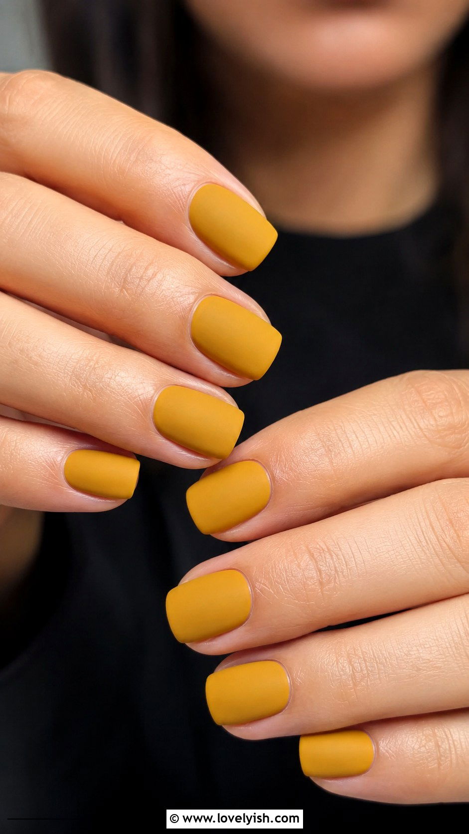 Mustard Yellow Nails - 50 yellow nails - 50 yellow nails