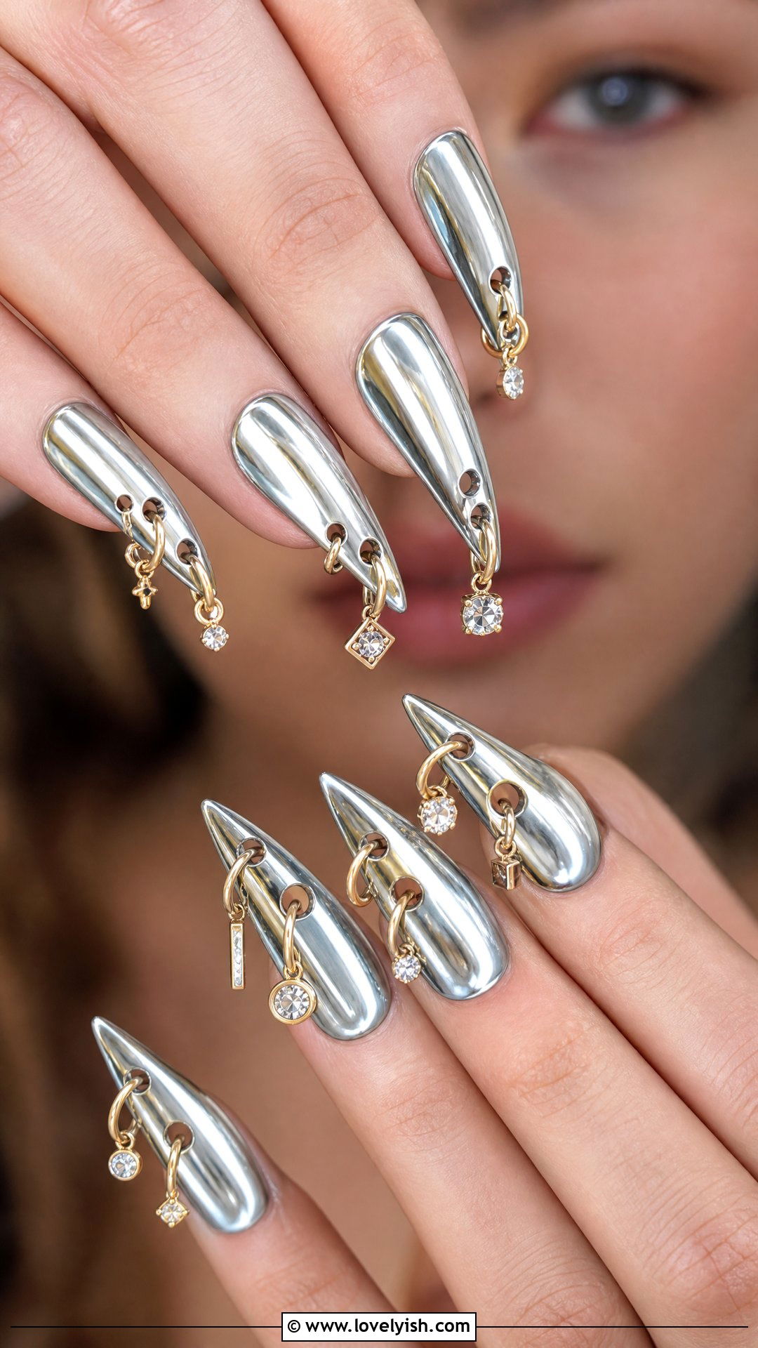 Nail Piercing Jewelry Nails - 50 crazy nail designs - 50 crazy nail designs