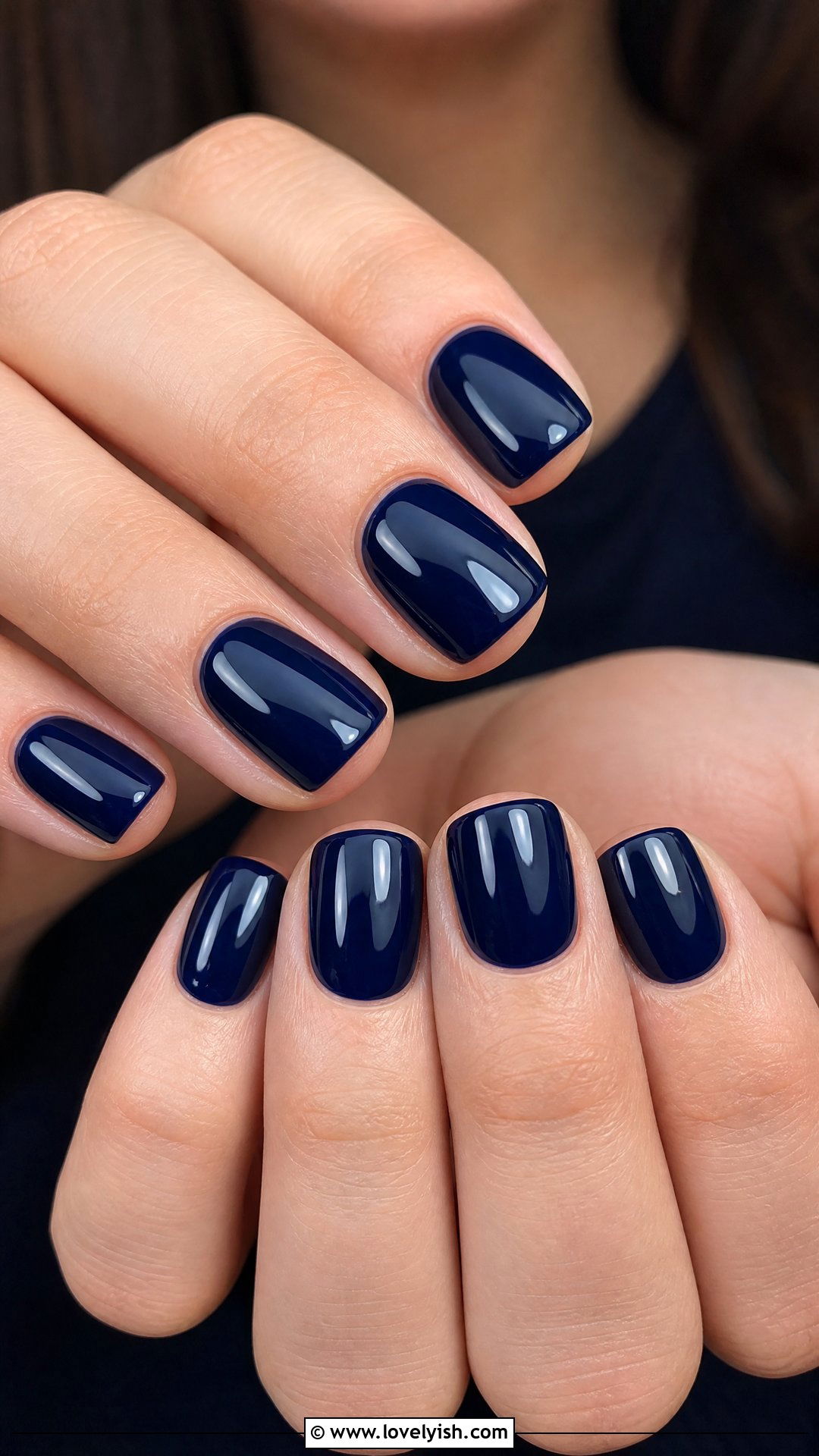 Navy Blue Dip Powder Nails - 50 dip powder nails - 50 dip powder nails