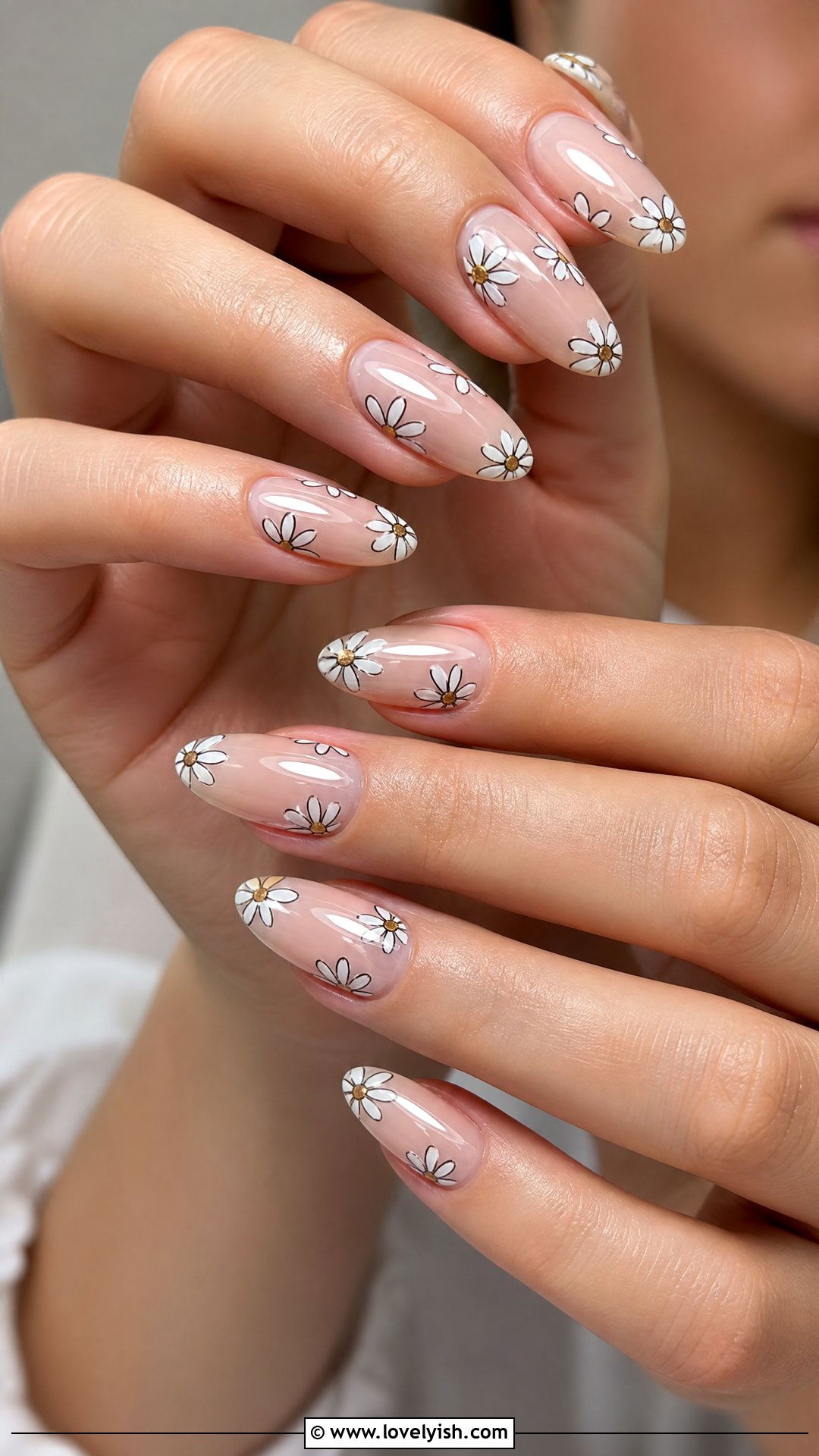 Negative Space Floral Nails - 50 flower nails - 50 flower nails