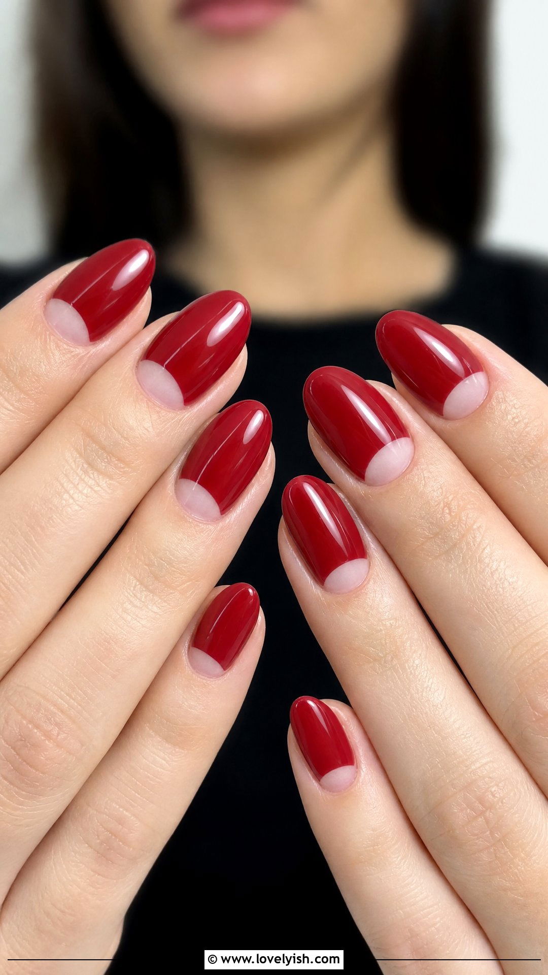 Negative Space Half Moon Nails - 41 nail design simple - 41 nail design simple