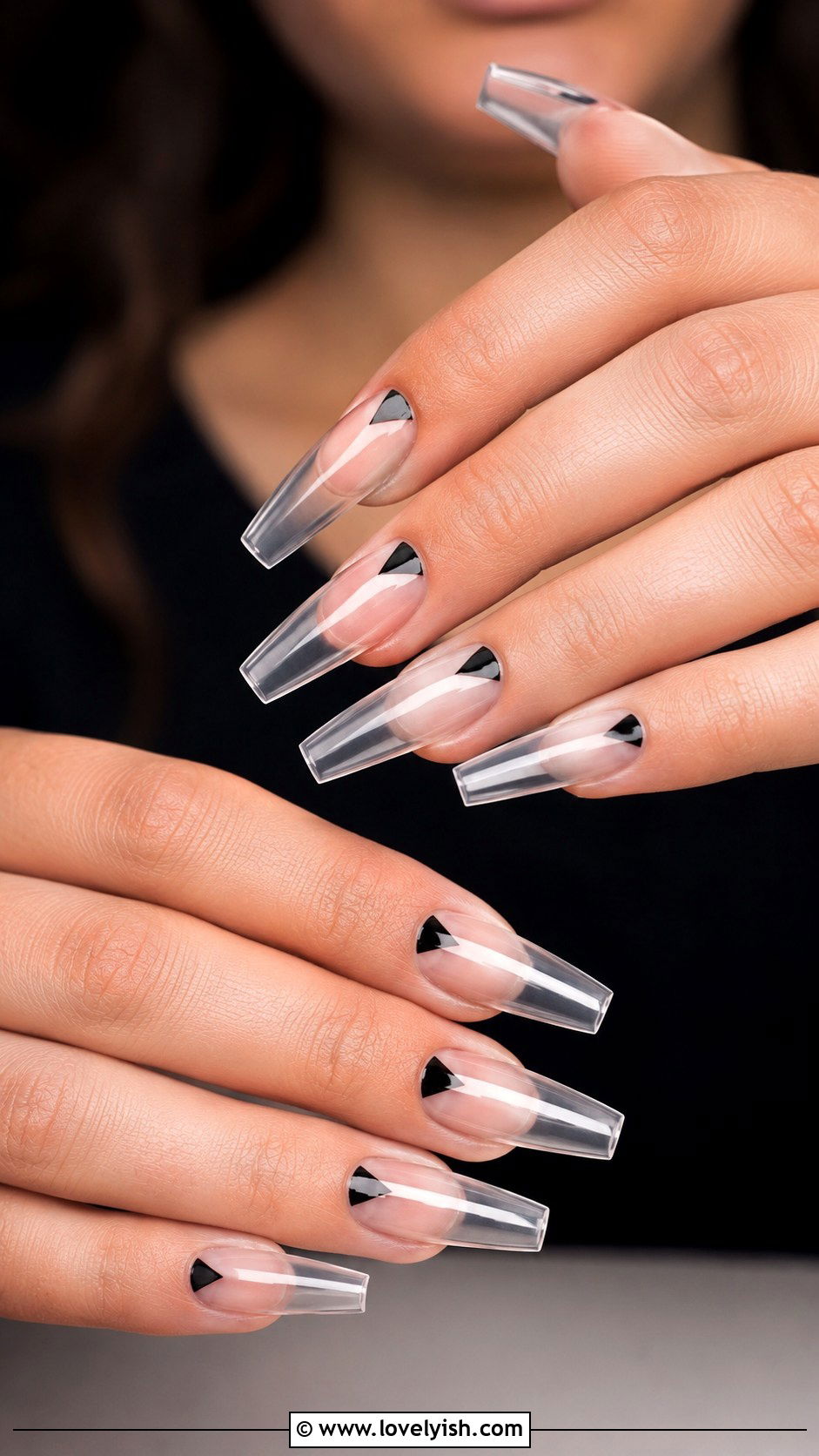 Negative Space Nails - 31 simple nail art ideas - 31 simple nail art ideas