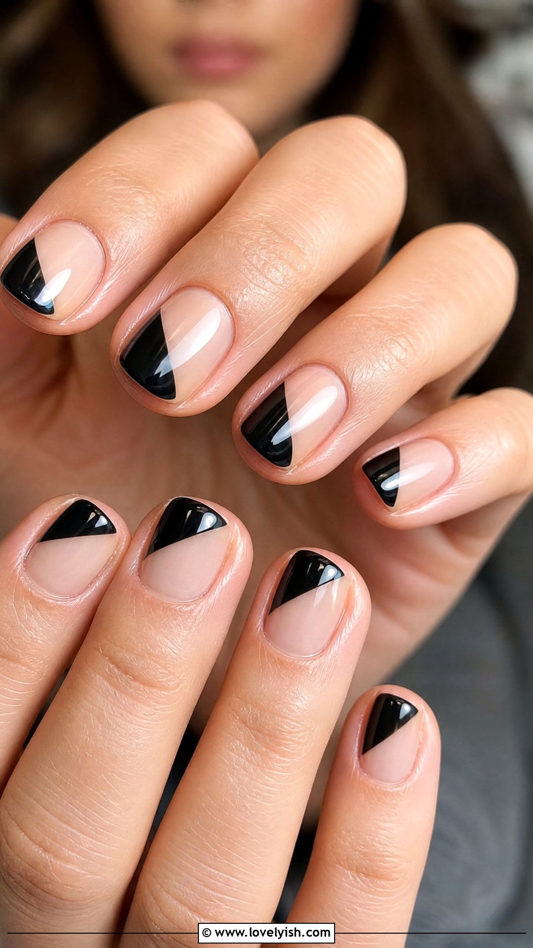 Negative Space Squoval Nails - 50 squoval nails - 50 squoval nails